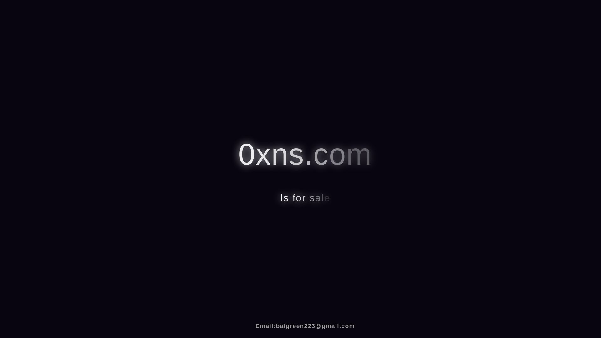 вебсайт 0xns.com Є   ONLINE