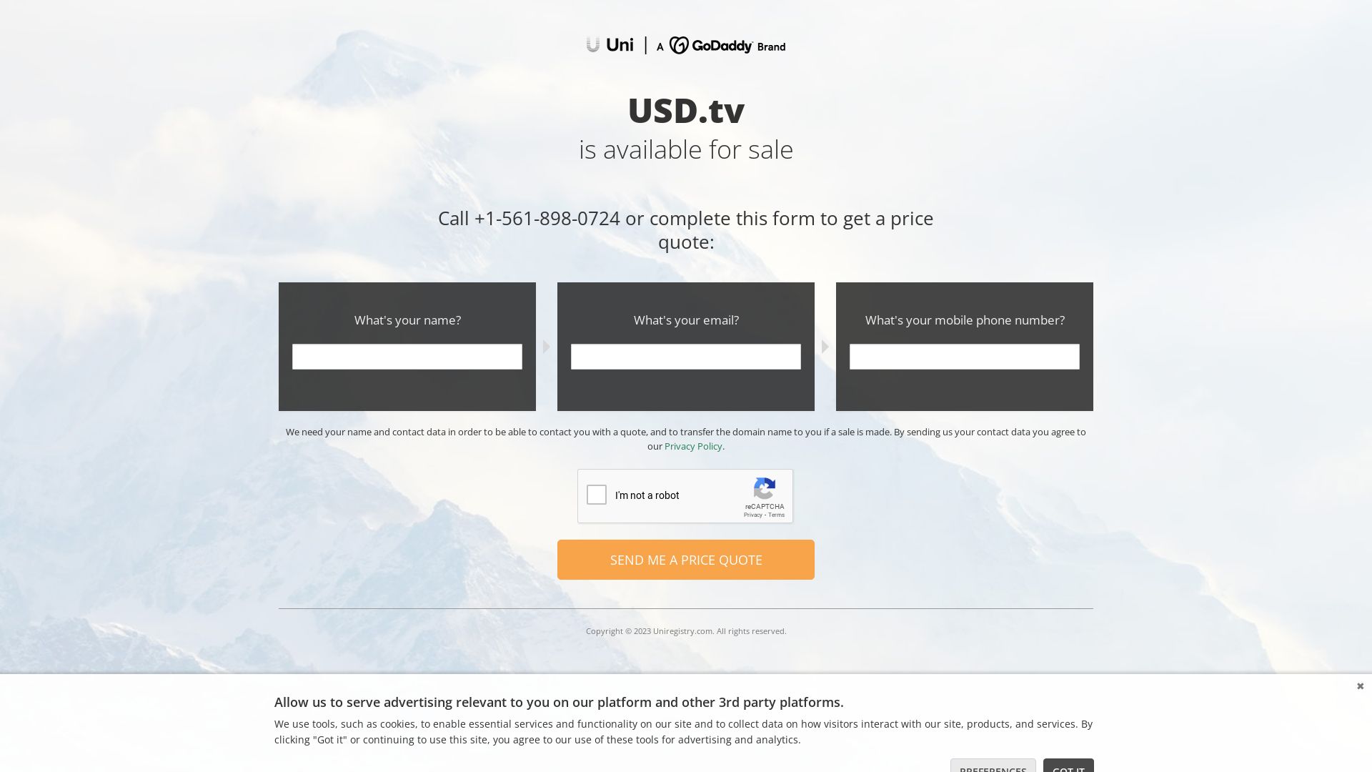 вебсайт 1.usd.tv Є   ONLINE