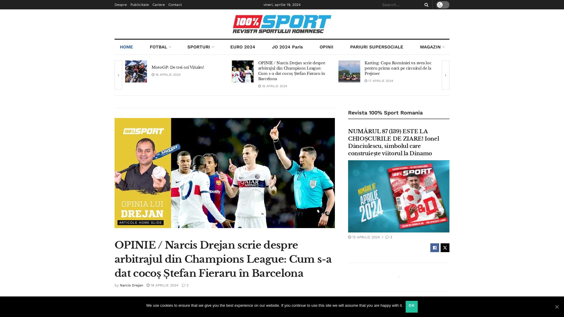 вебсайт 100sport.ro Є   ONLINE