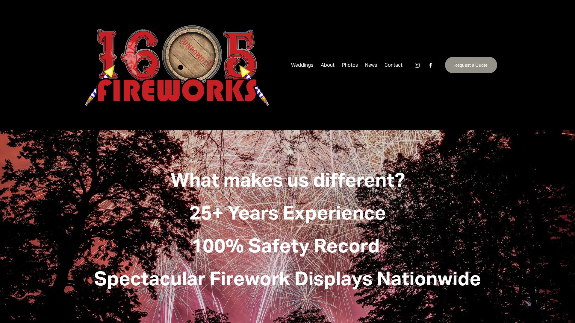 вебсайт 1605fireworks.co.uk Є   ONLINE
