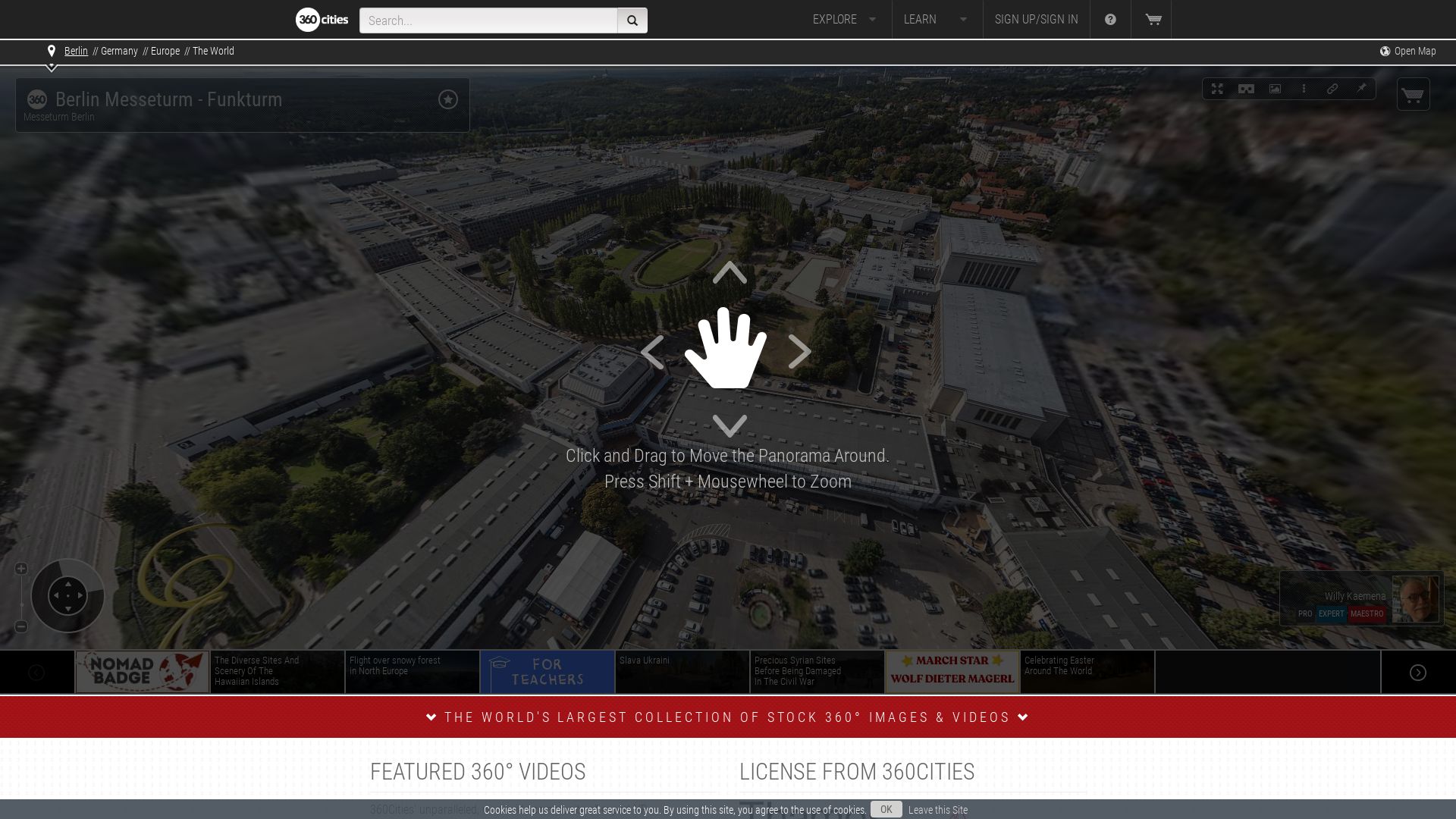 вебсайт 360cities.net Є   ONLINE