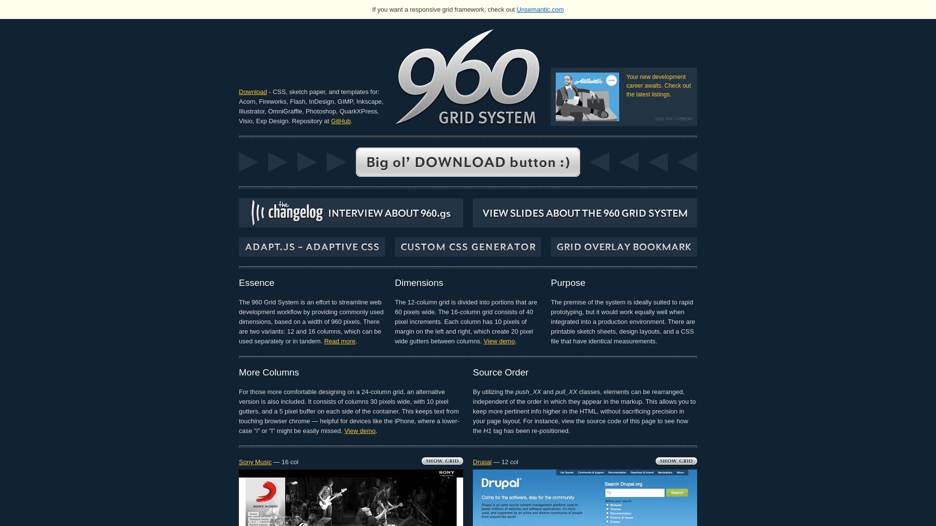 вебсайт 960.gs Є   ONLINE