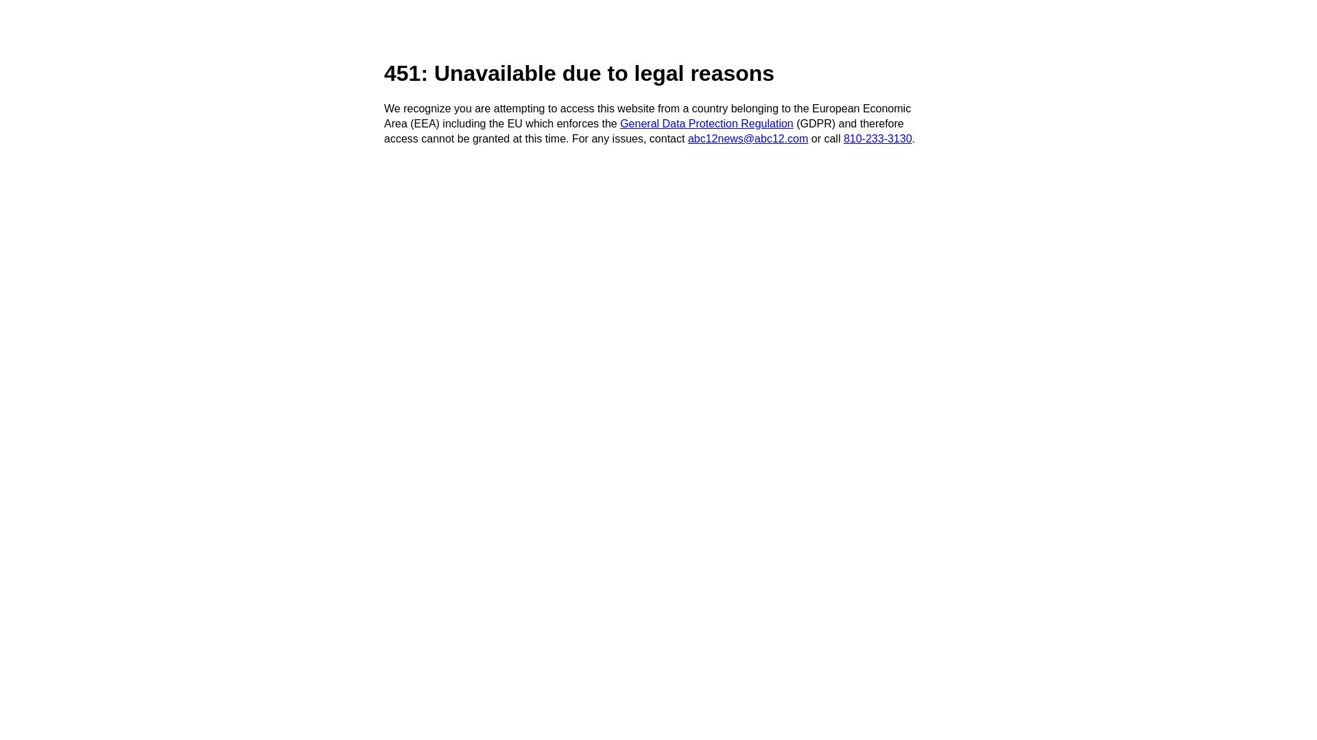 вебсайт abc12.com Є   ONLINE