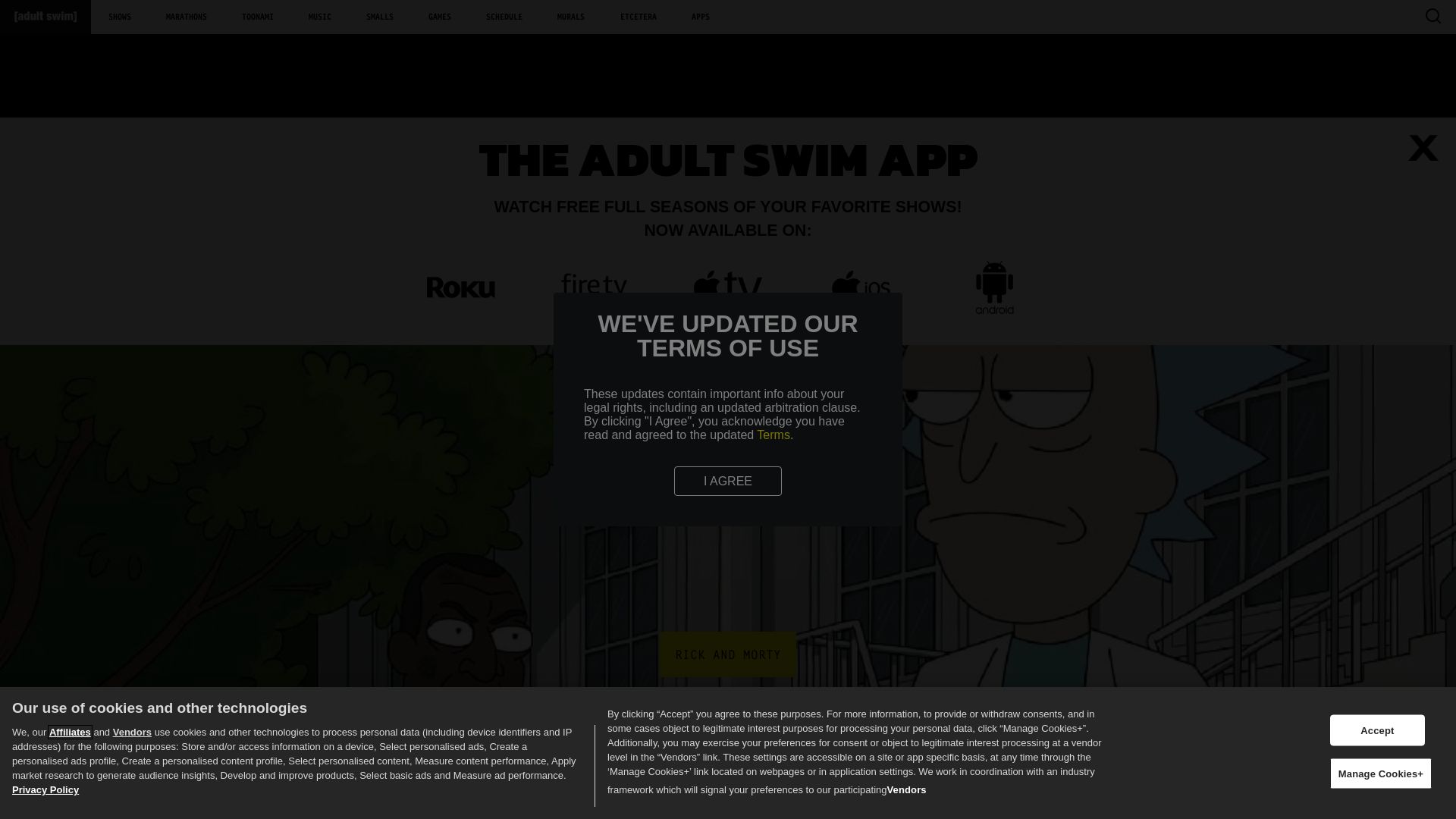 вебсайт adultswim.com Є   ONLINE