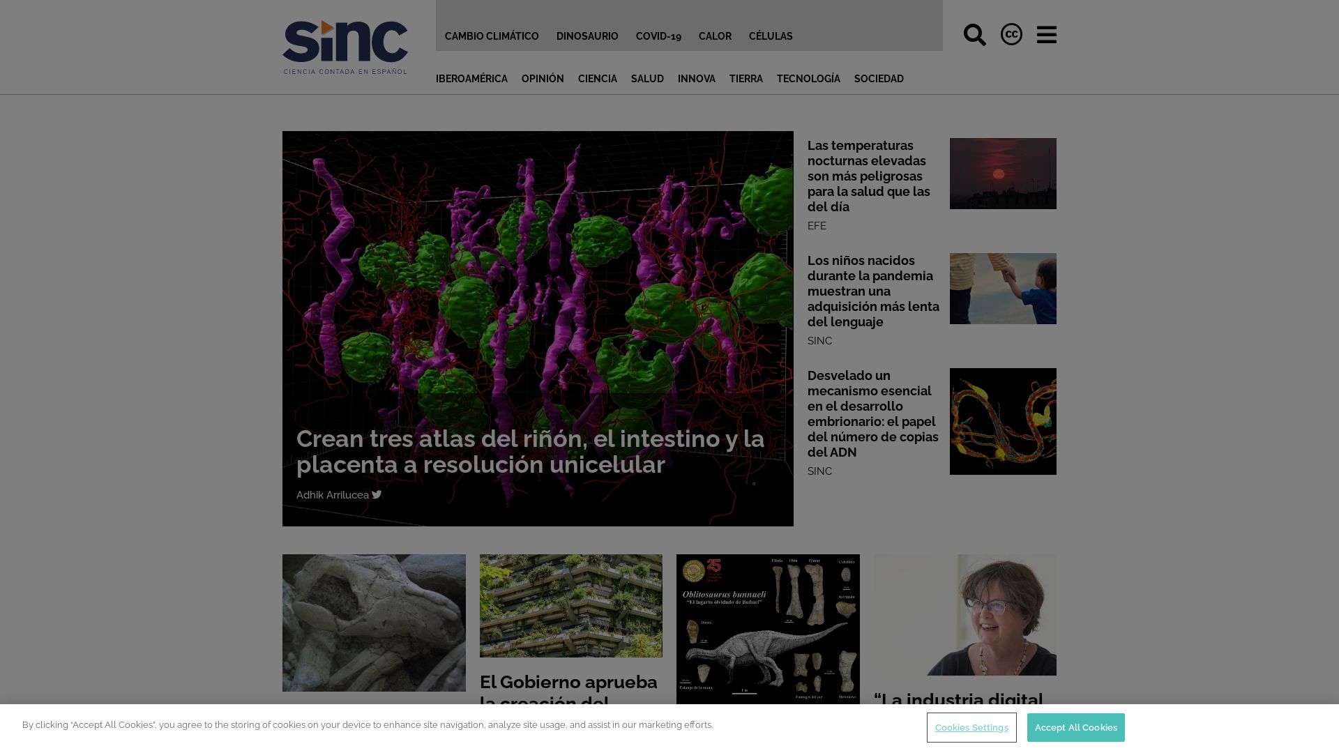 вебсайт agenciasinc.es Є   ONLINE