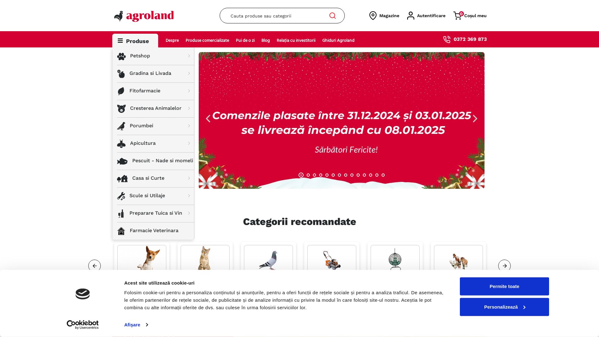вебсайт agroland.ro Є   ONLINE