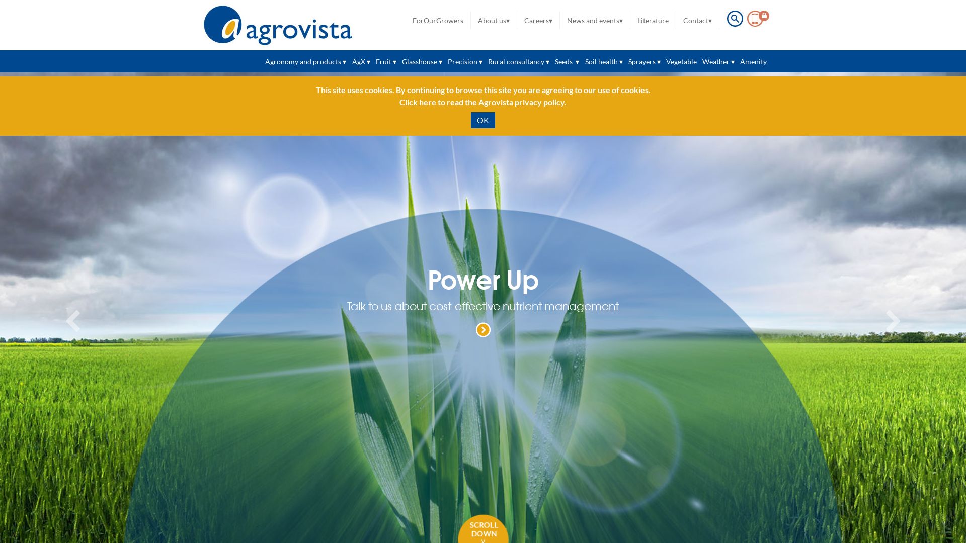 вебсайт agrovista.co.uk Є   ONLINE