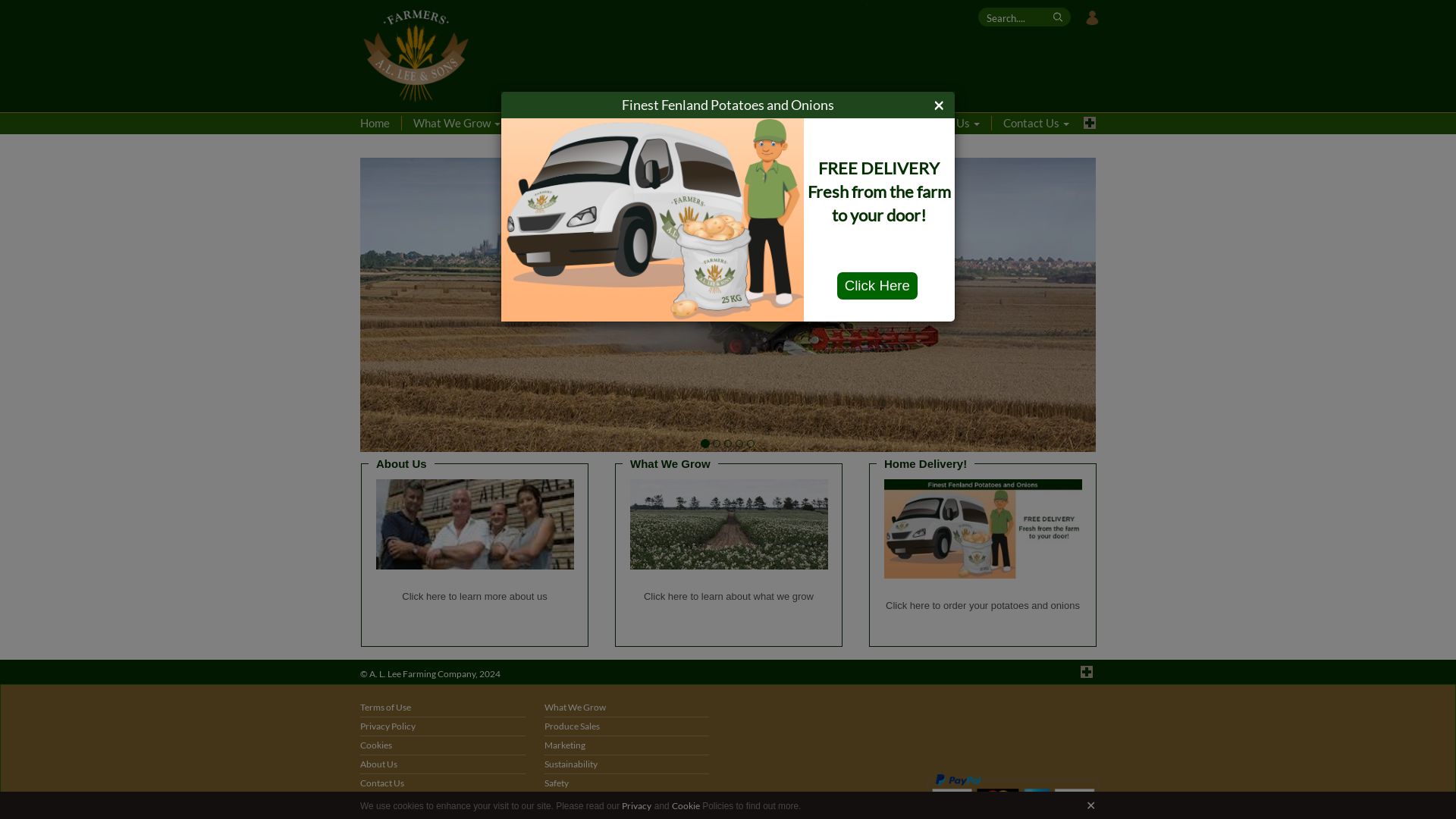 вебсайт allee-farms.co.uk Є   ONLINE