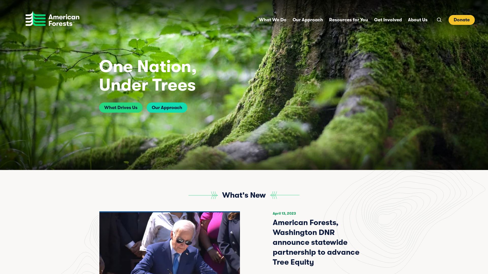 вебсайт americanforests.org Є   ONLINE