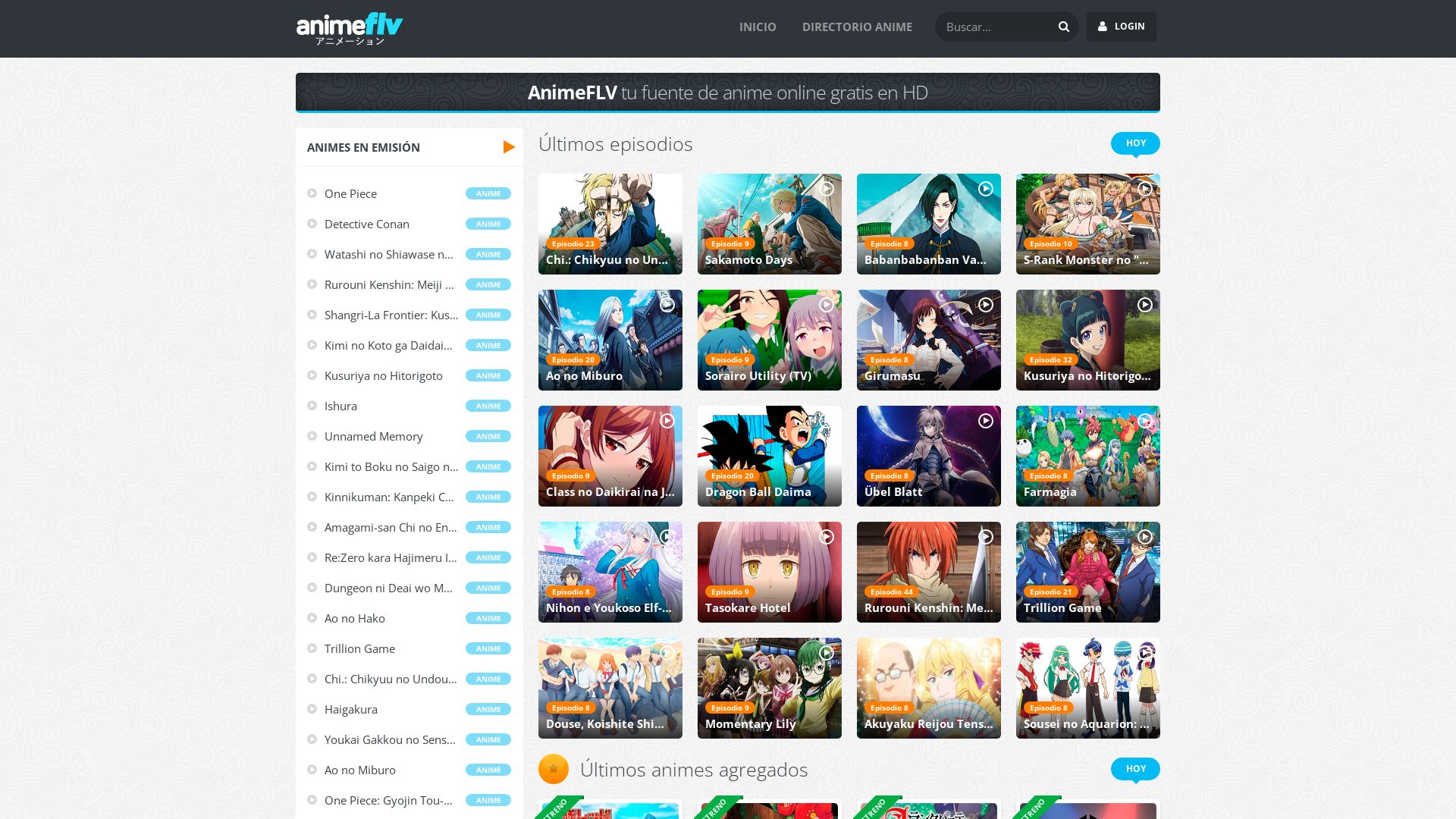 вебсайт animeflv.net Є   ONLINE