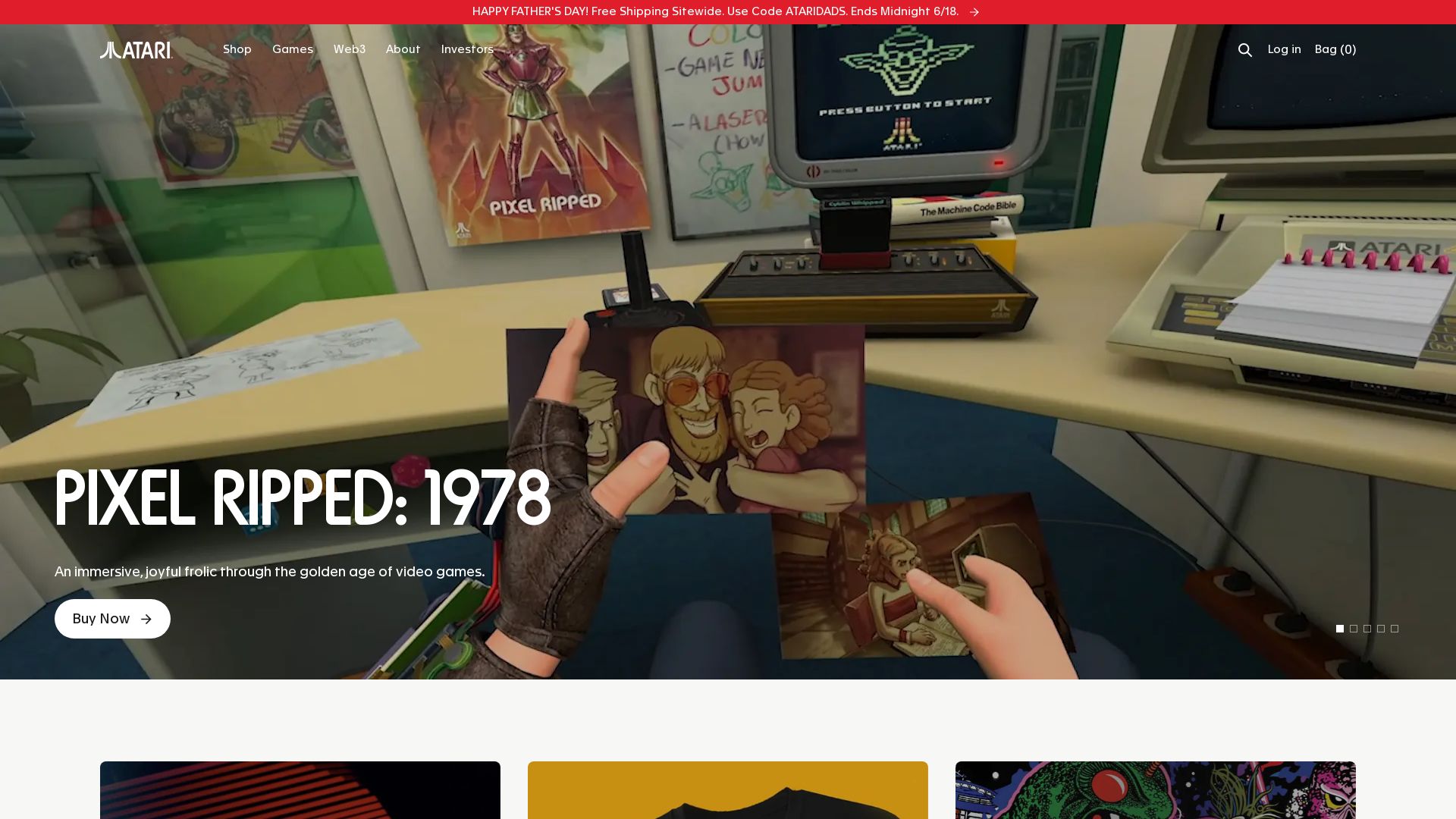 вебсайт atari.com Є   ONLINE
