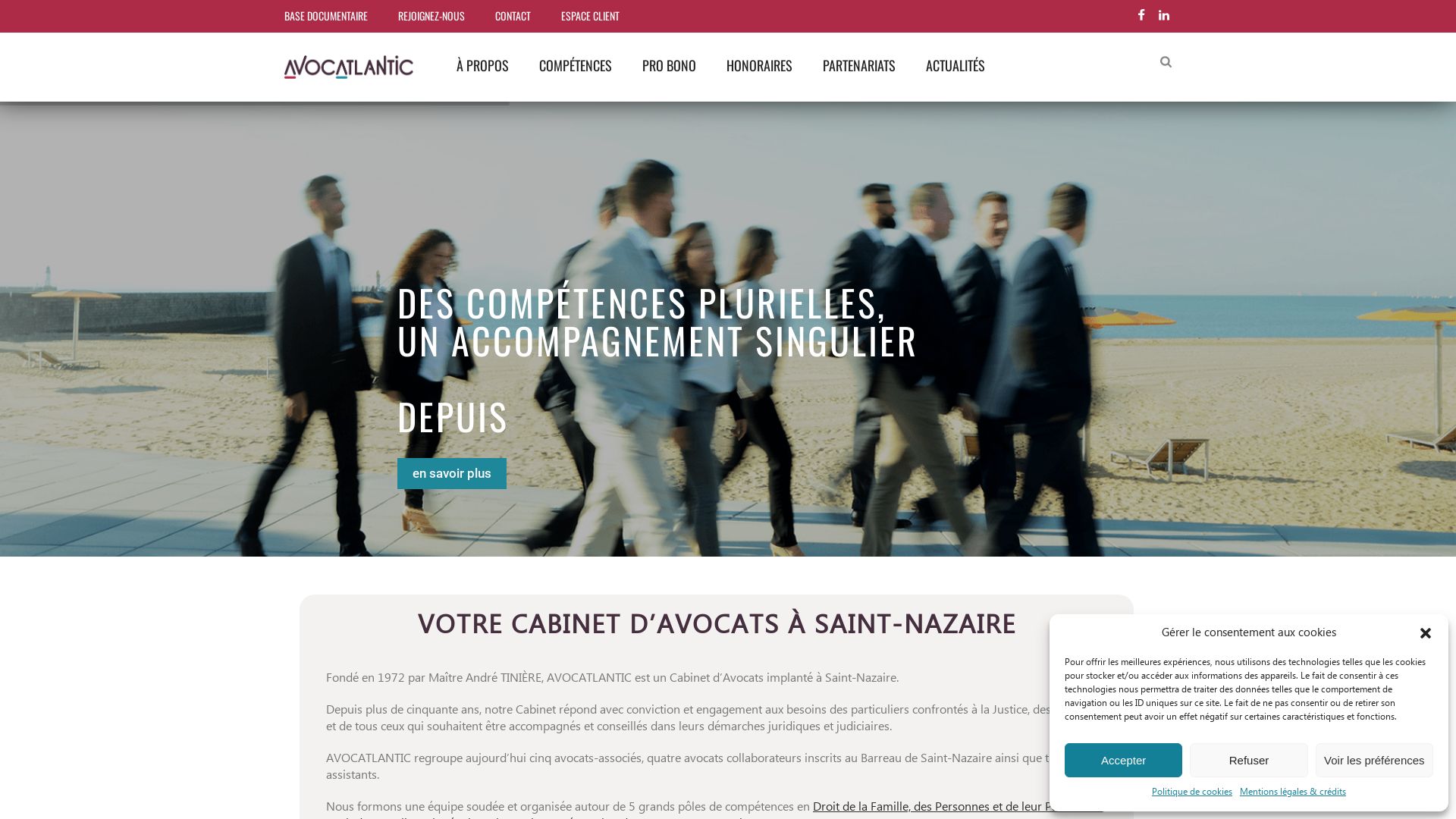 вебсайт avocatlantic.fr Є   ONLINE