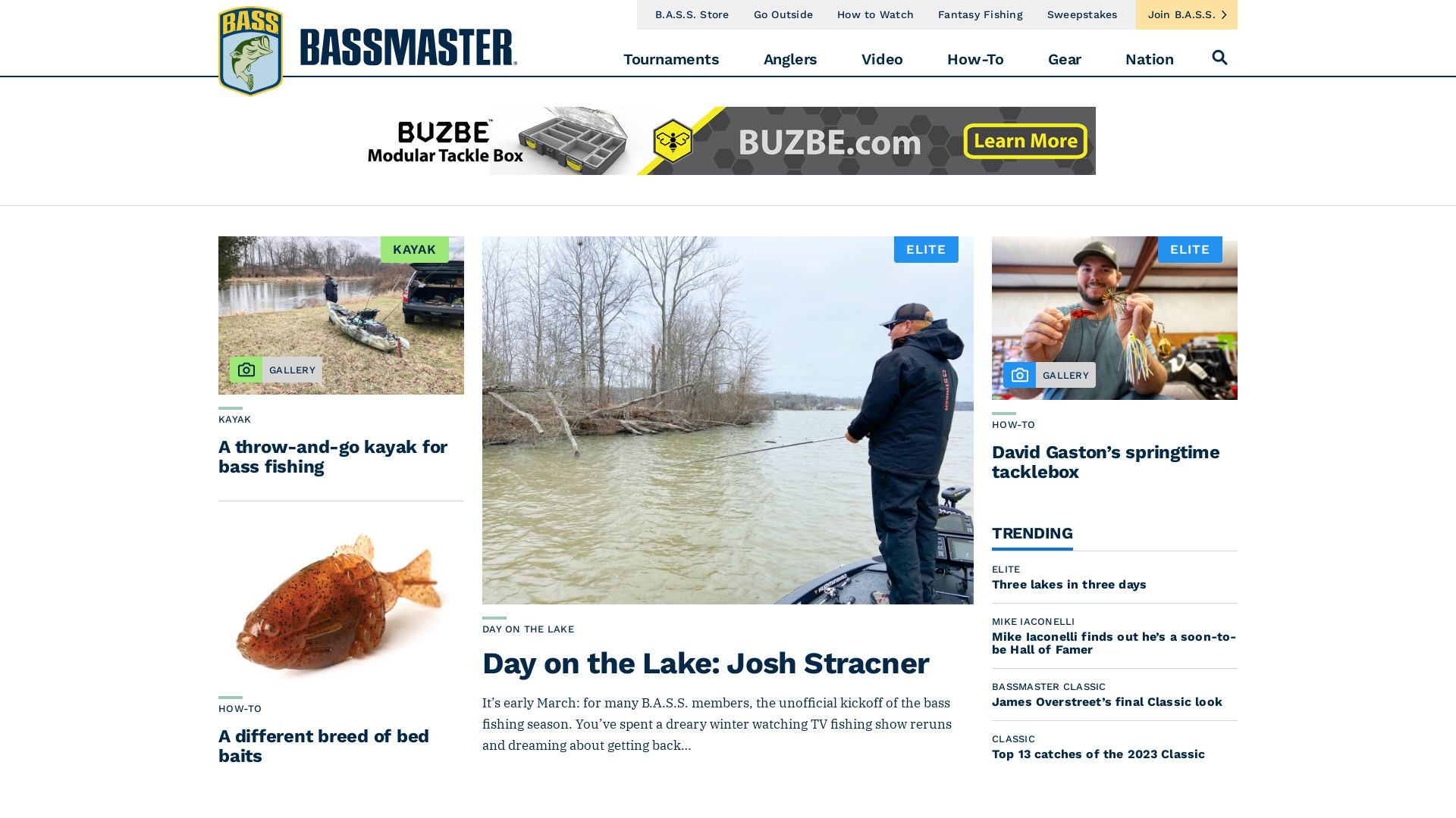 вебсайт bassmaster.com Є   ONLINE