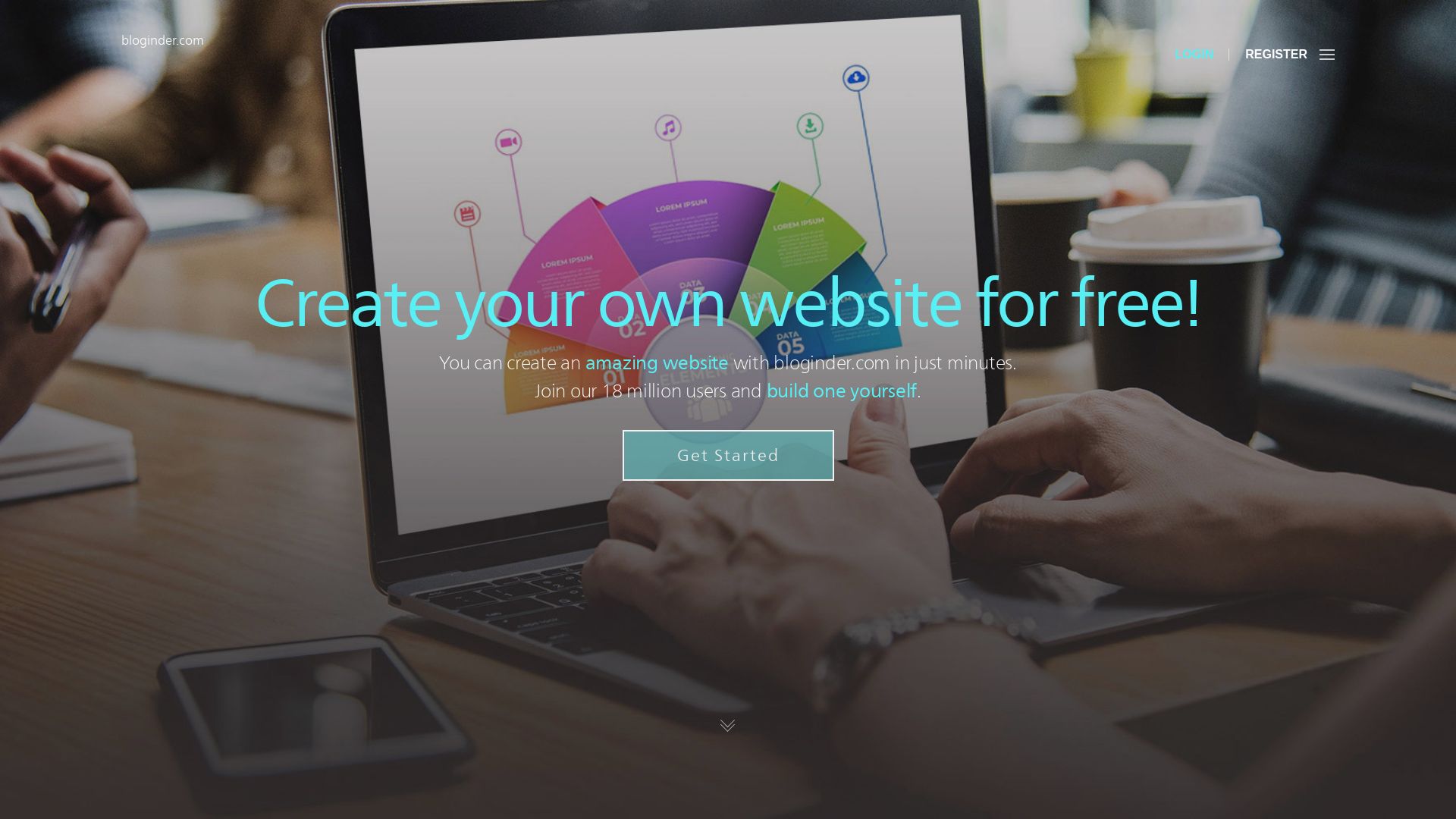 вебсайт bloginder.com Є   ONLINE