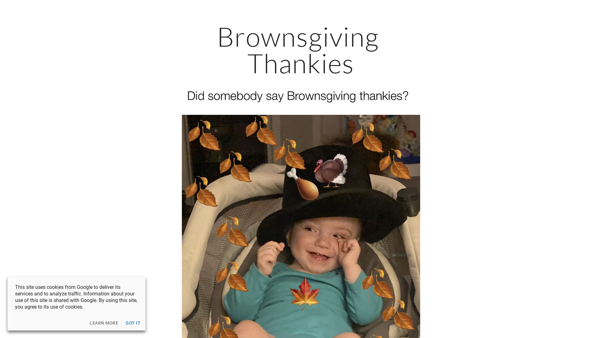 вебсайт brownsgivingthankies.com Є   ONLINE