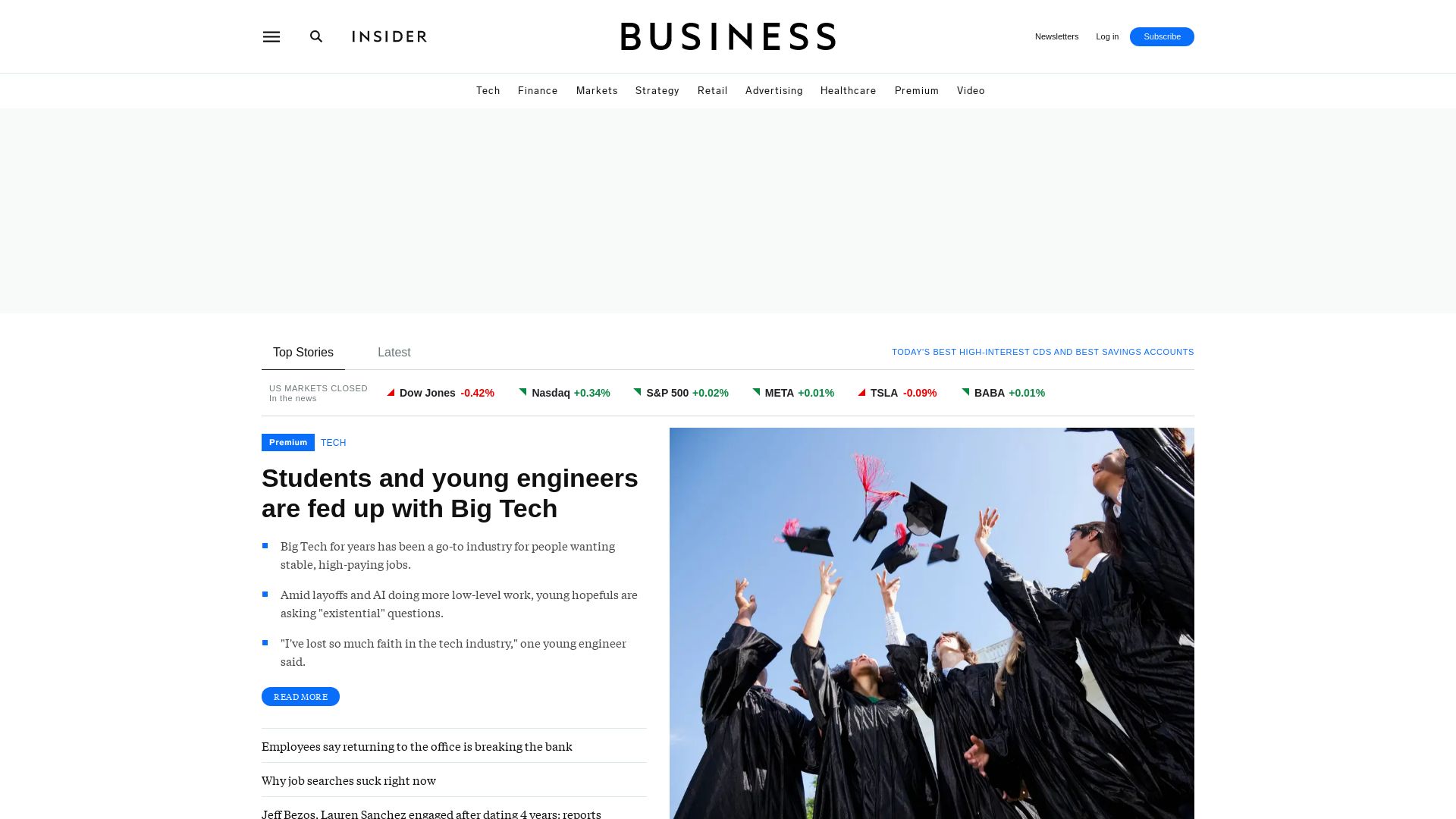 вебсайт businessinsider.co.za Є   ONLINE