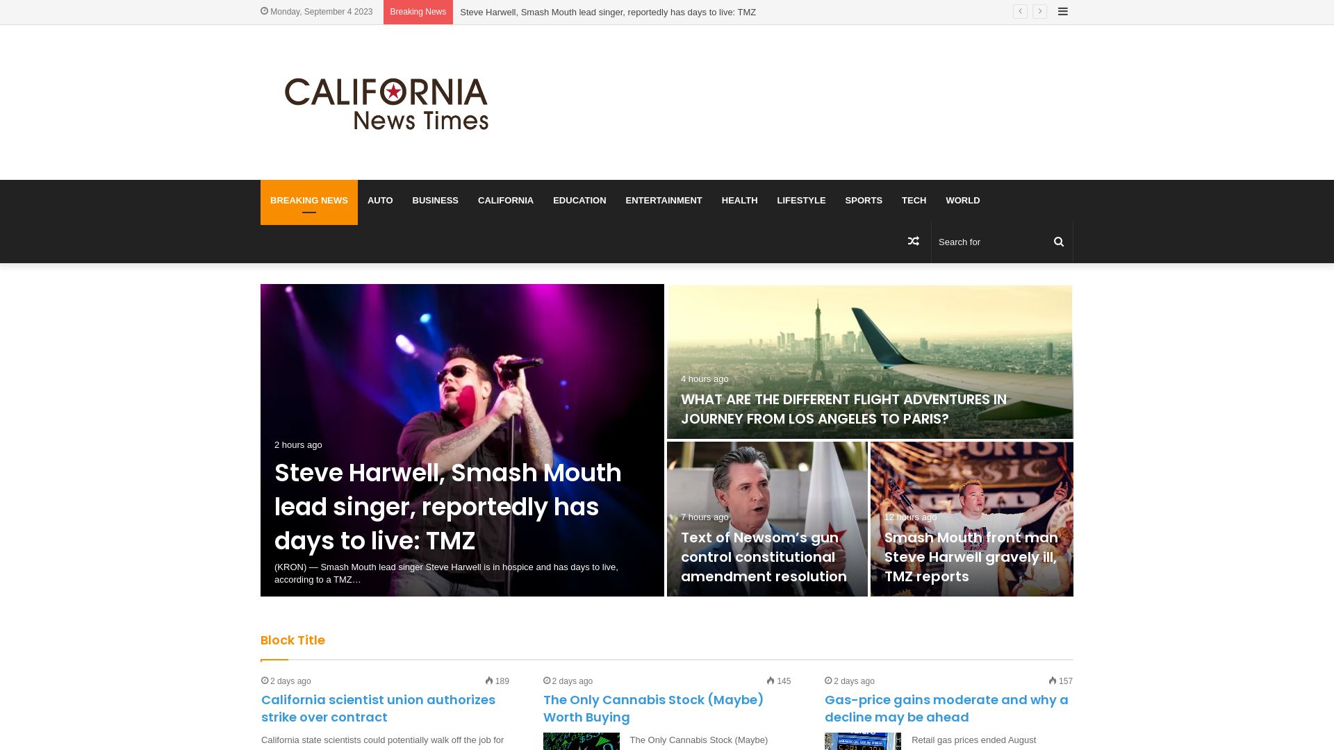 вебсайт californianewstimes.com Є   ONLINE