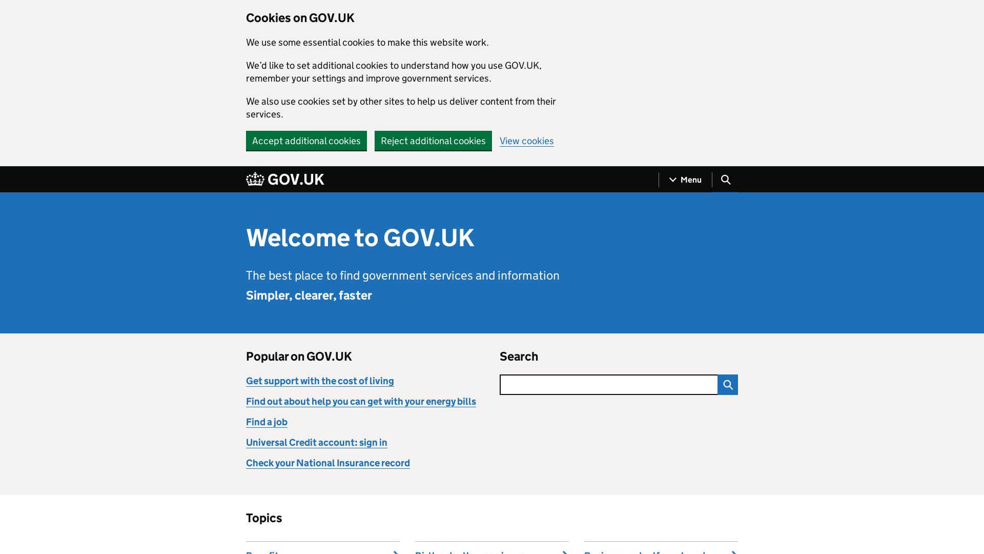 вебсайт campaign.gov.uk Є   ONLINE