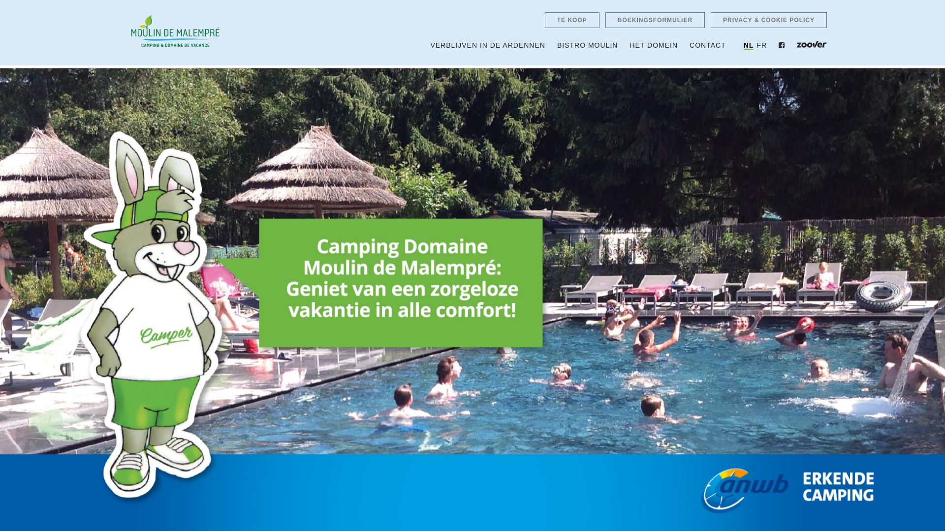 вебсайт camping-malempre.be Є   ONLINE