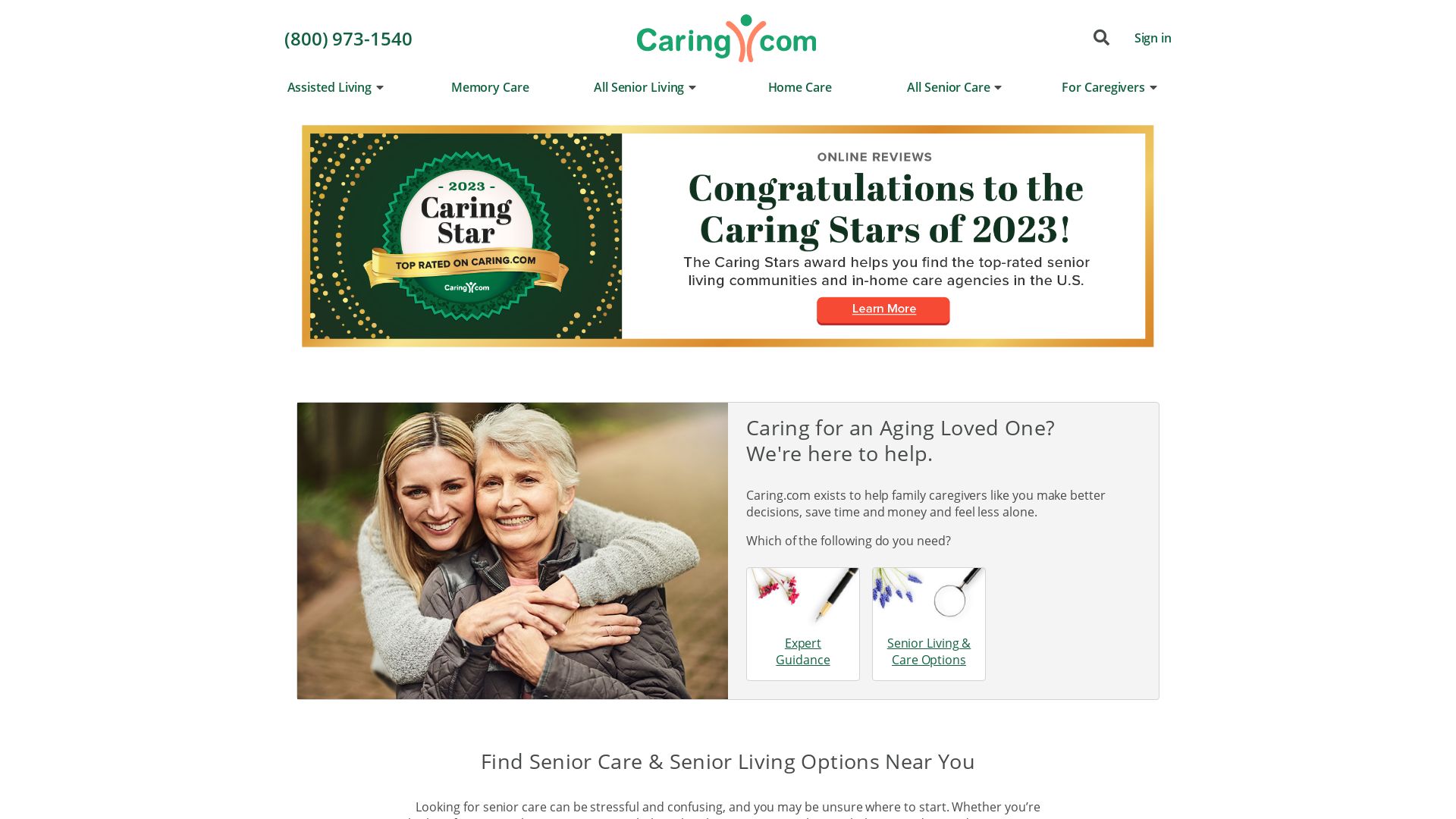 вебсайт caring.com Є   ONLINE
