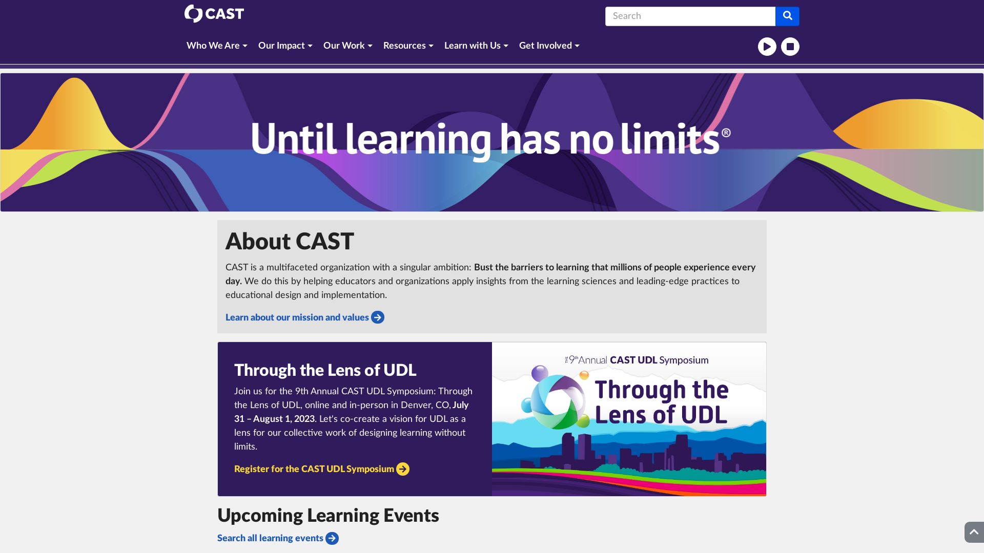 вебсайт cast.org Є   ONLINE
