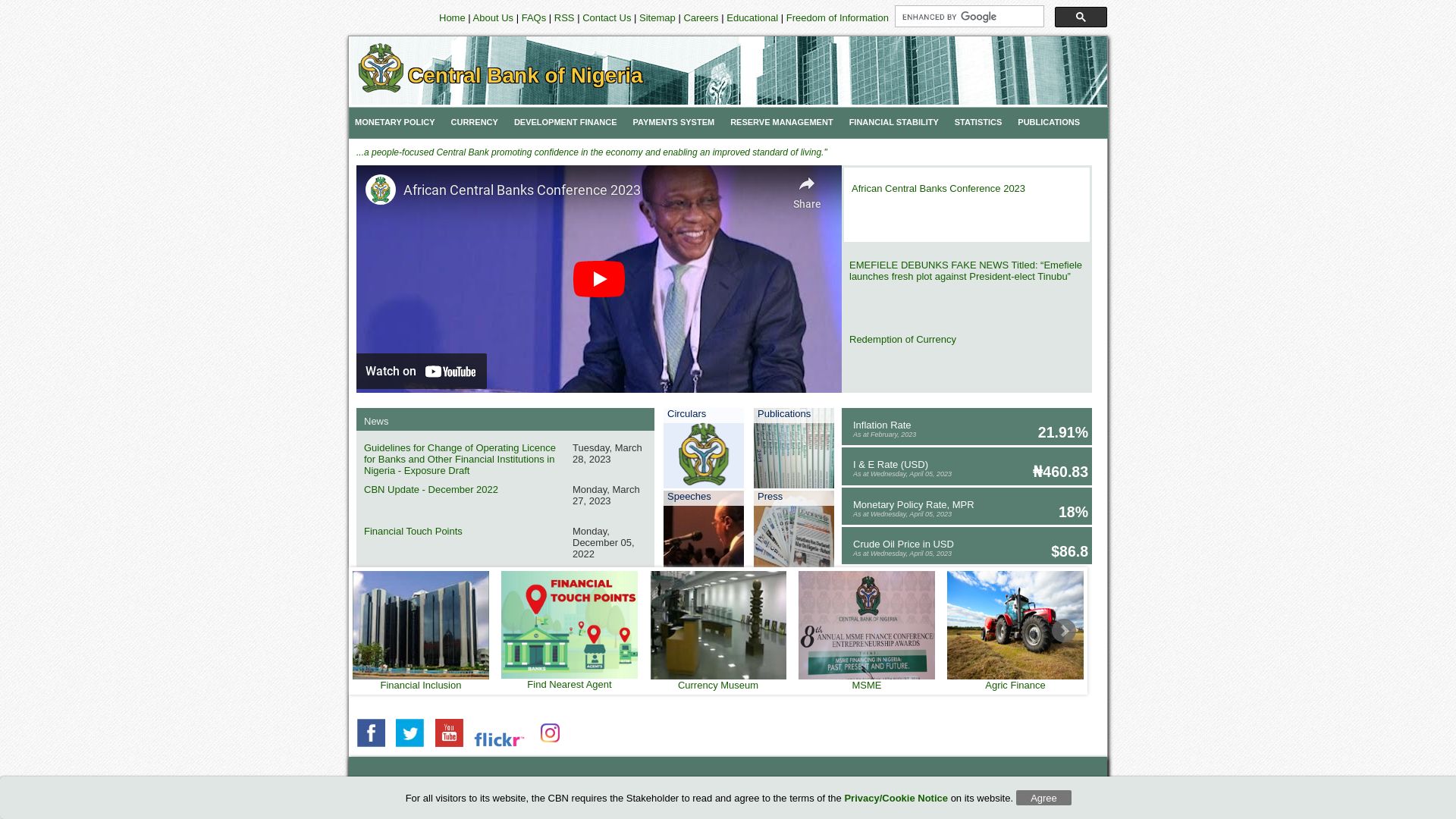 вебсайт cbn.gov.ng Є   ONLINE
