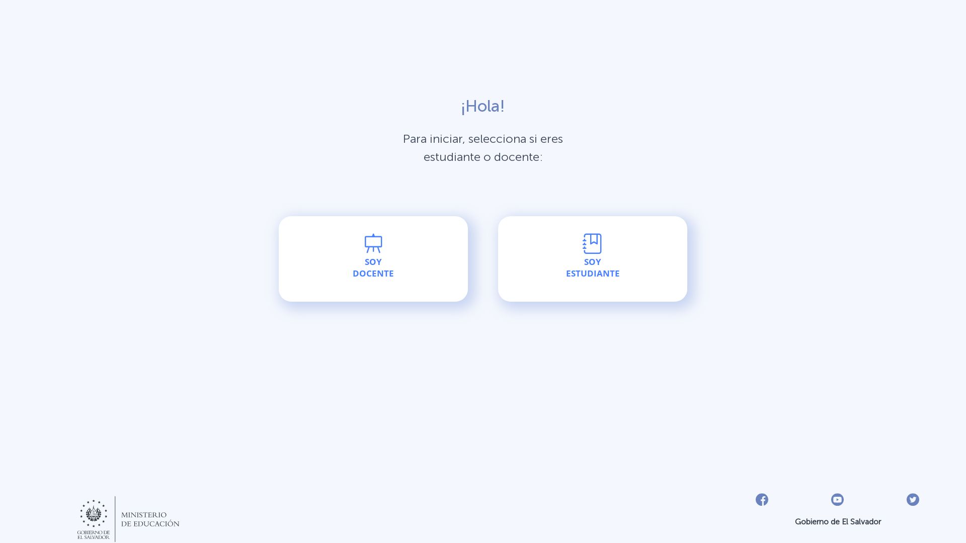 вебсайт clases.edu.sv Є   ONLINE
