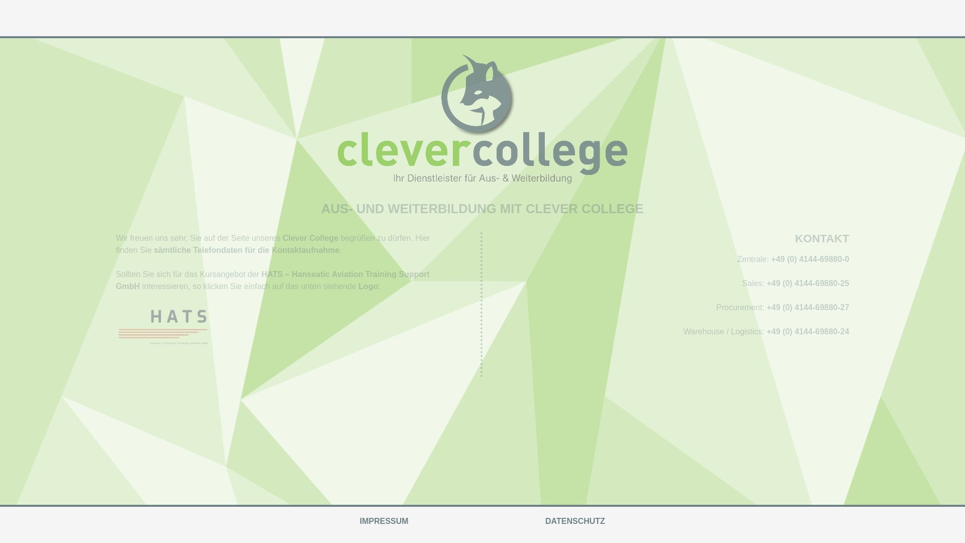 вебсайт clever-college.com Є   ONLINE