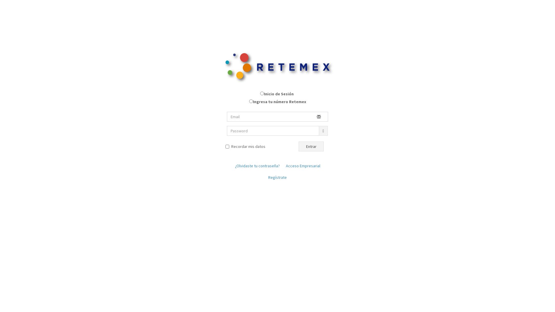 вебсайт clientes.retemex.mx Є   ONLINE