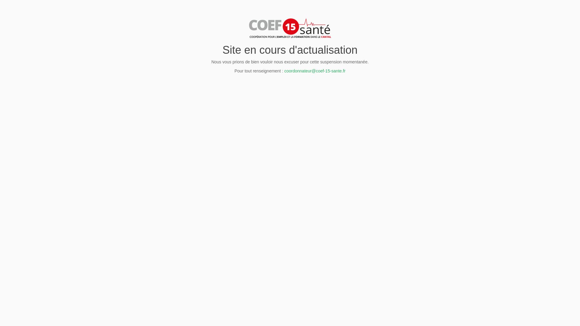 вебсайт coef-15-sante.fr Є   ONLINE