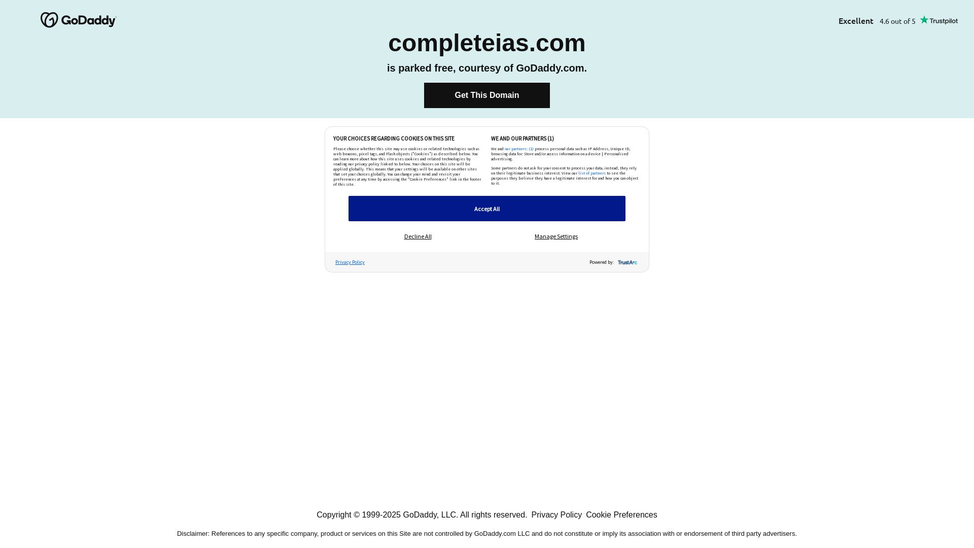 вебсайт completeias.com Є   ONLINE