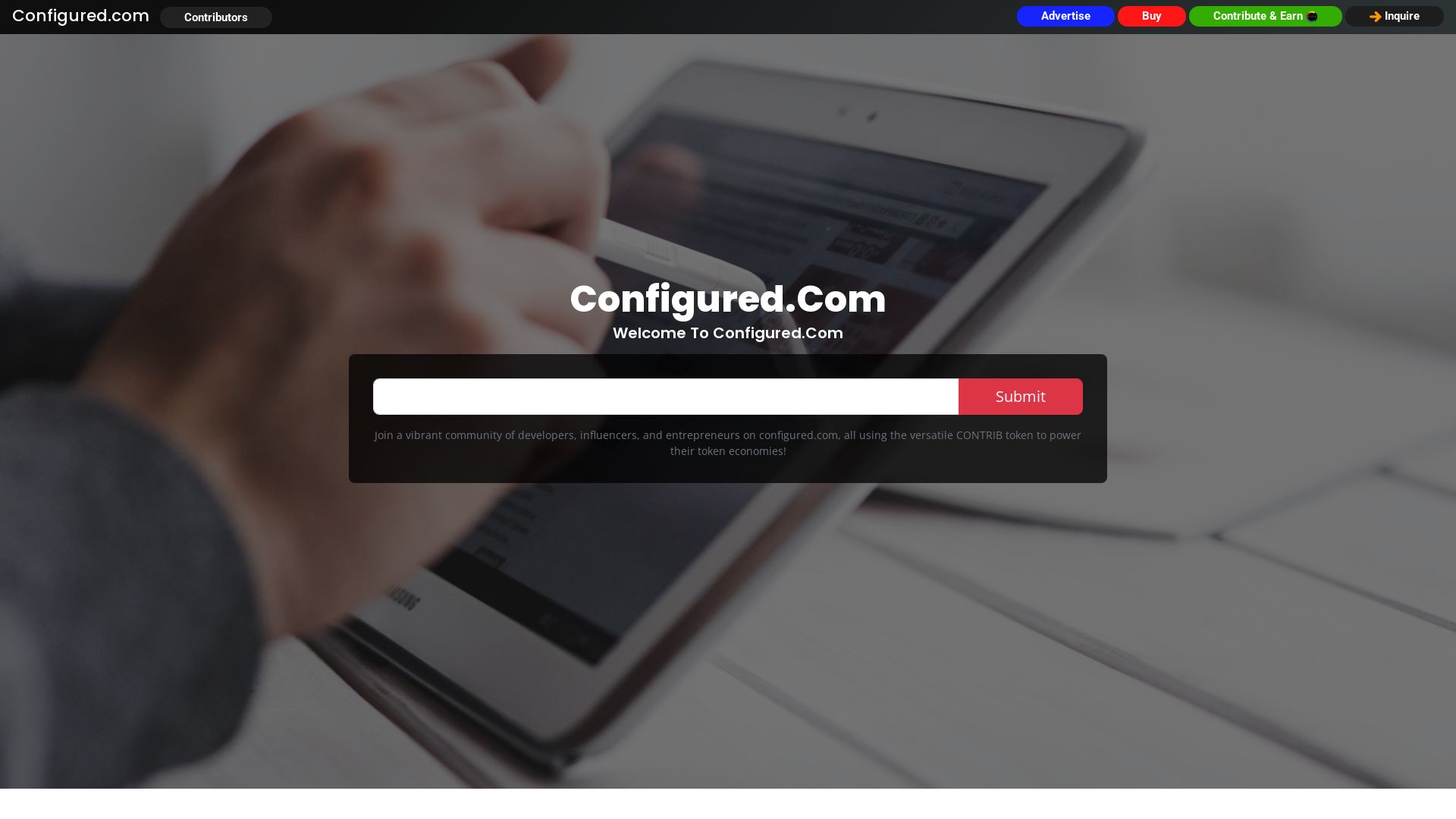 вебсайт configured.com Є   ONLINE