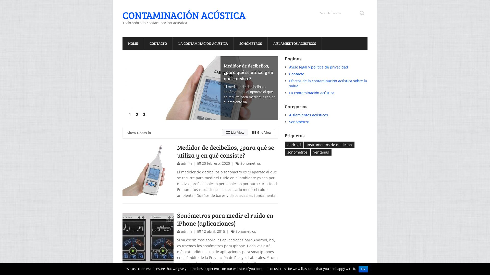 вебсайт contaminacionacustica.net Є   ONLINE