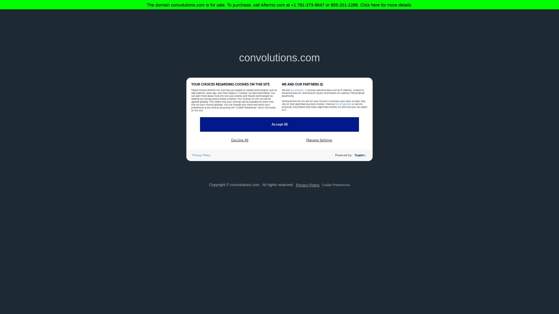 вебсайт convolutions.com Є   ONLINE