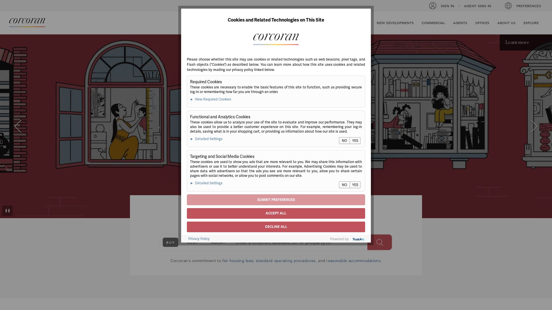 вебсайт corcoran.com Є   ONLINE