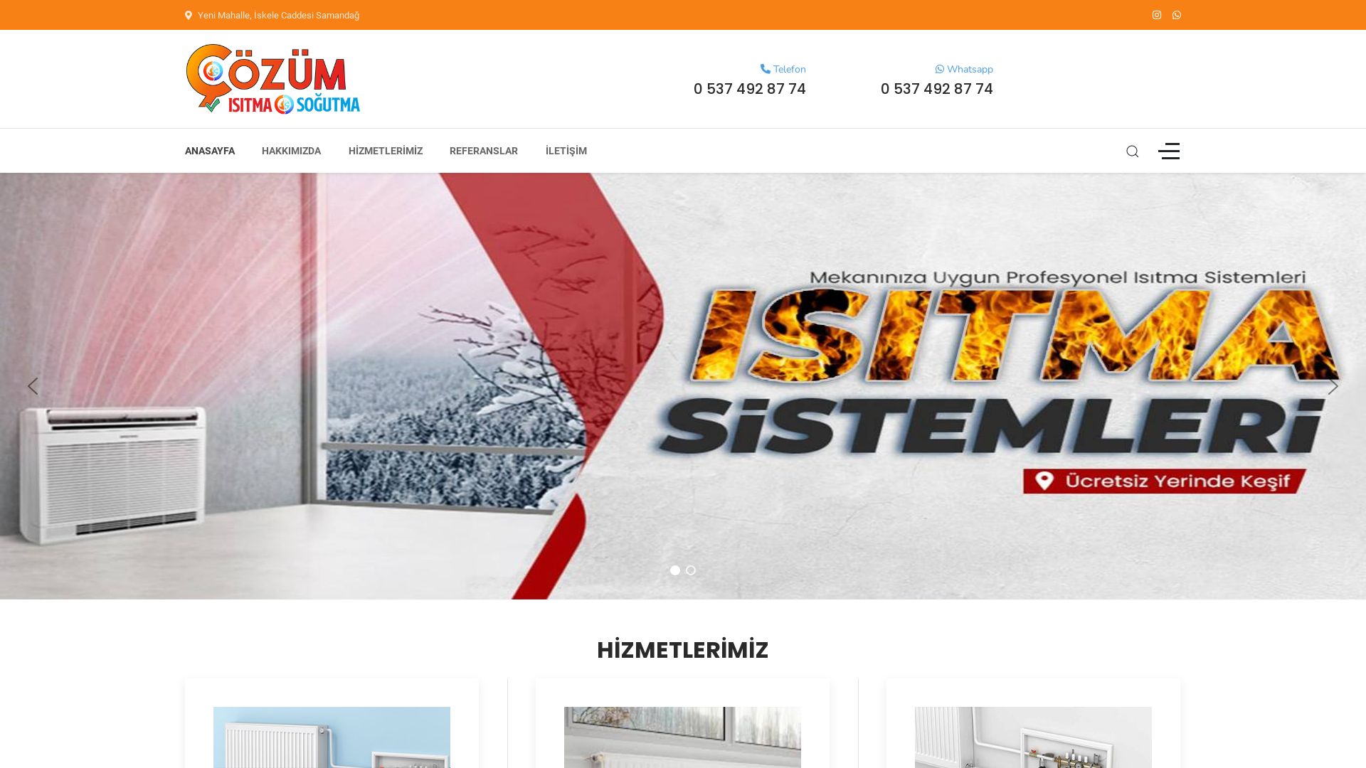 вебсайт cozumisitmasogutma.com Є   ONLINE