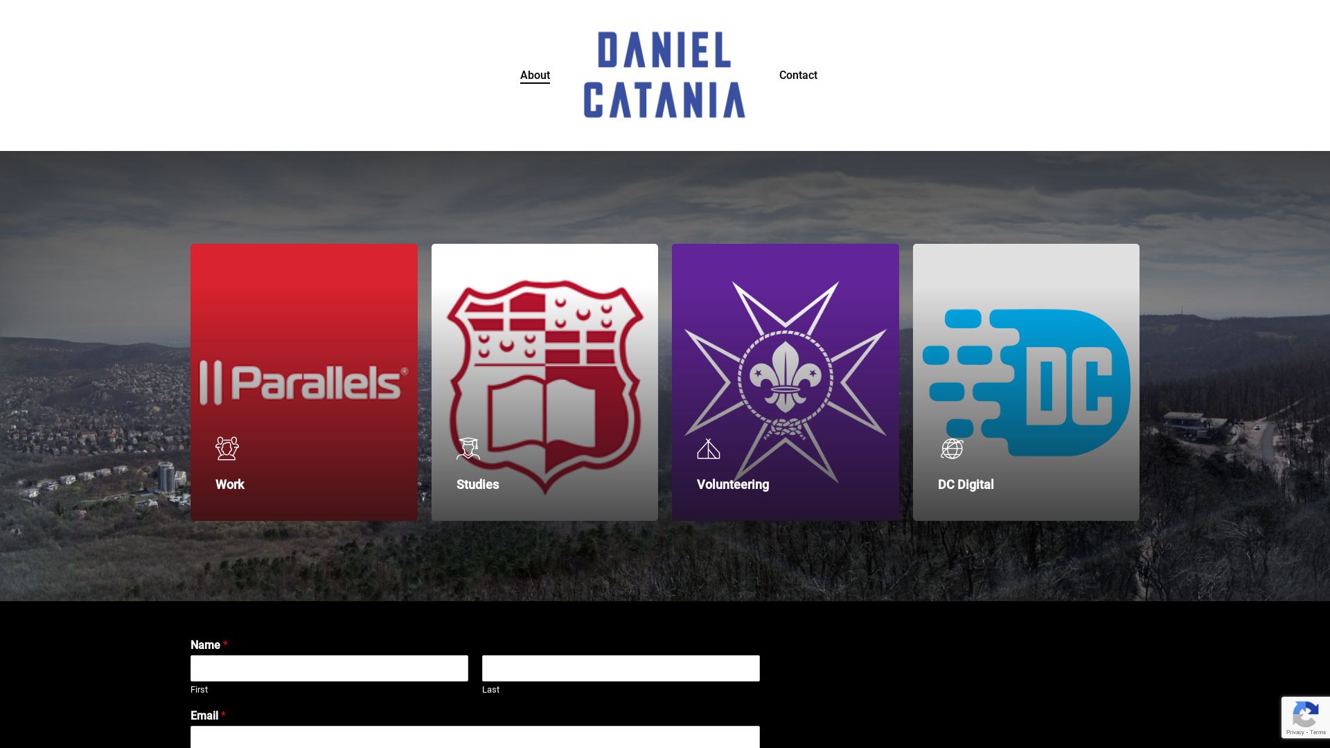 вебсайт danielcatania.com Є   ONLINE