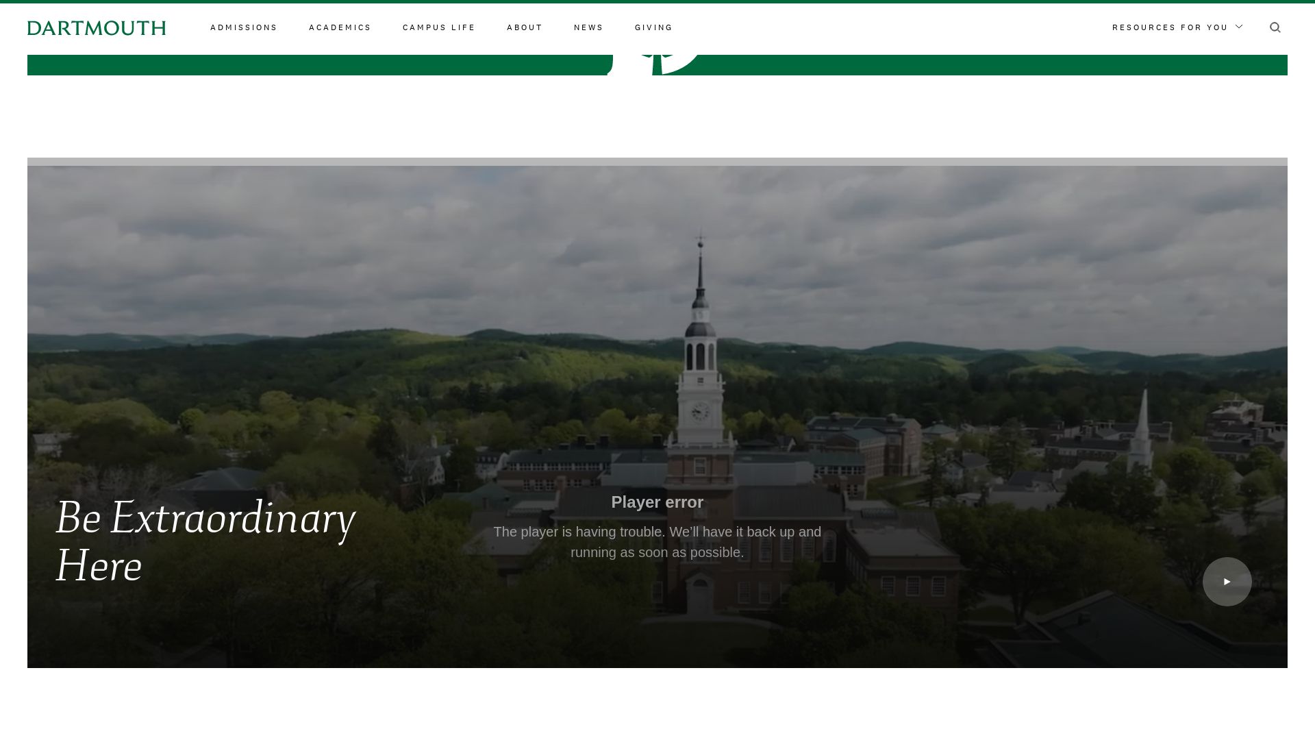 вебсайт dartmouth.edu Є   ONLINE