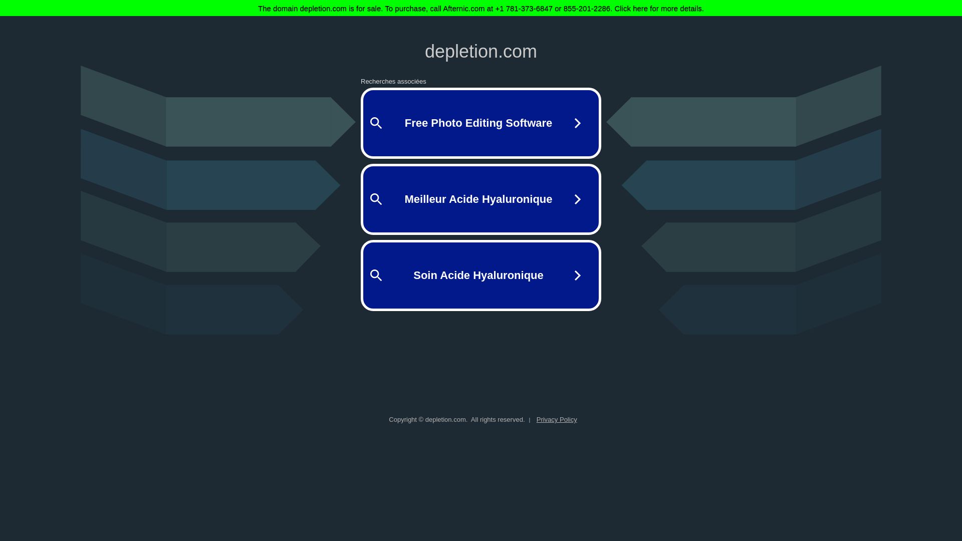 вебсайт depletion.com Є   ONLINE