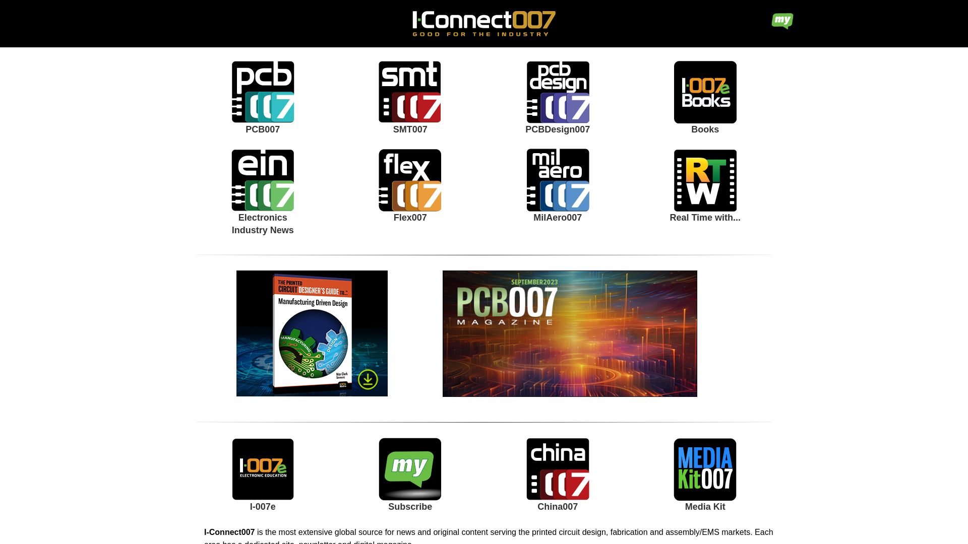 вебсайт design.iconnect007.com Є   ONLINE