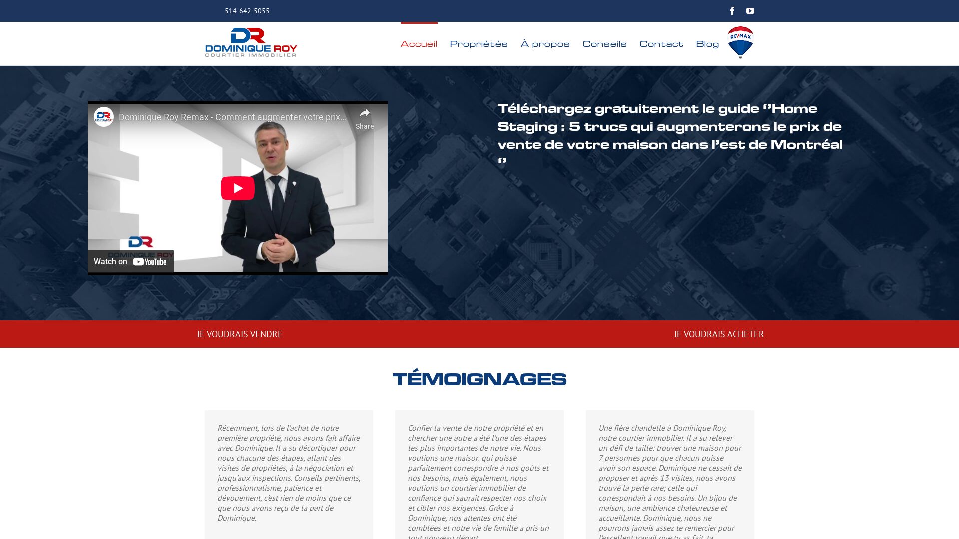 вебсайт dominiqueroy.com Є   ONLINE