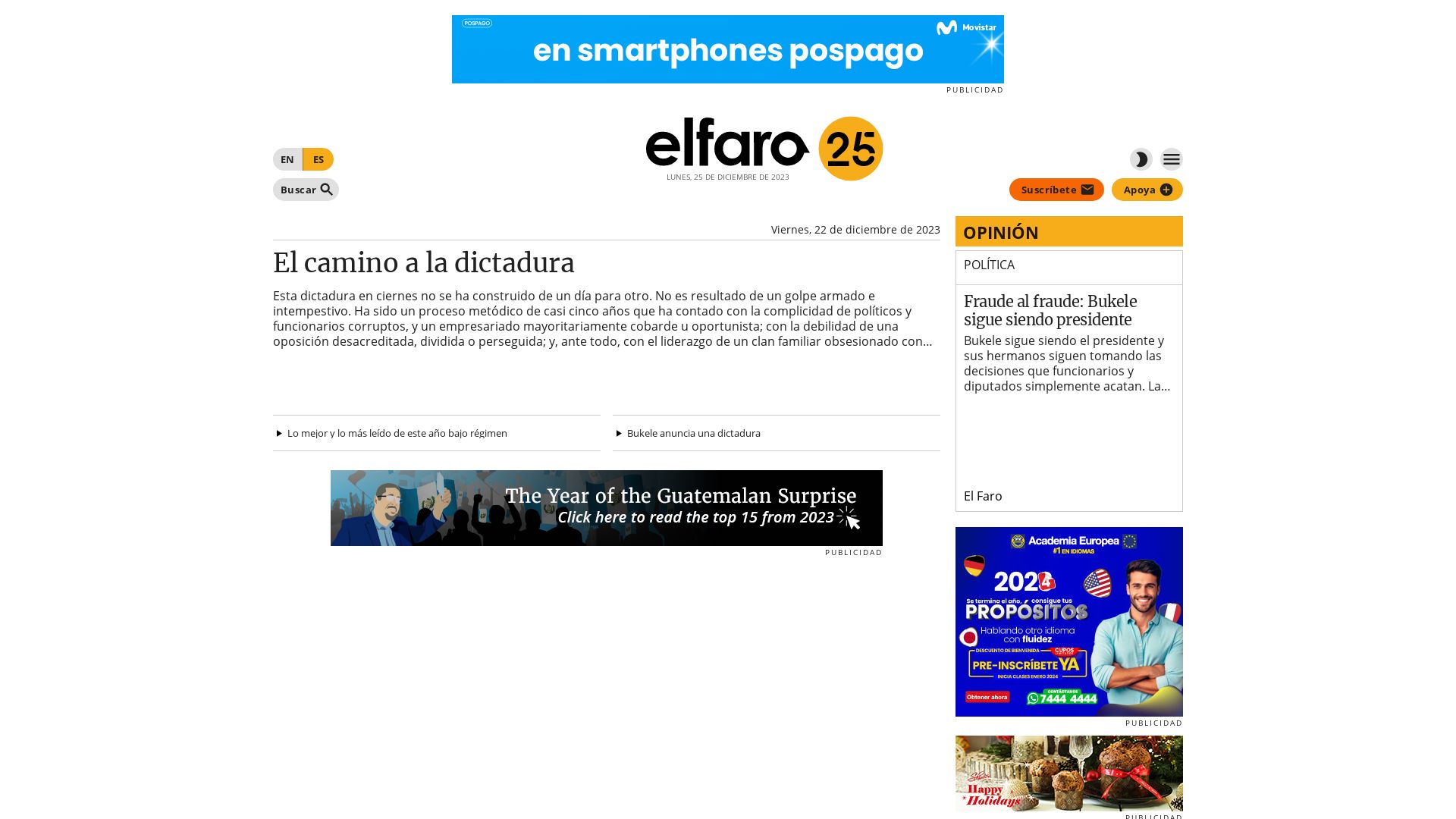 вебсайт elfaro.net Є   ONLINE