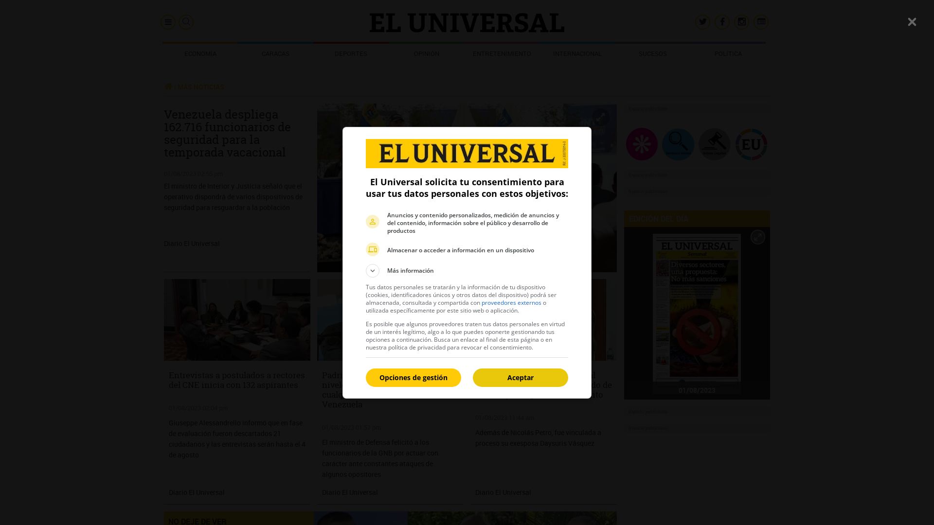 вебсайт eluniversal.com Є   ONLINE