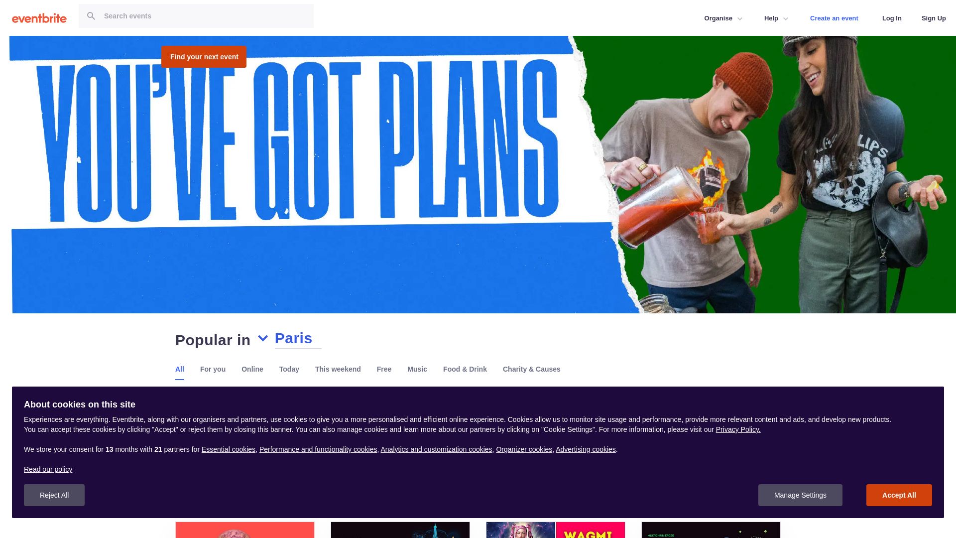 вебсайт eventbrite.co.uk Є   ONLINE