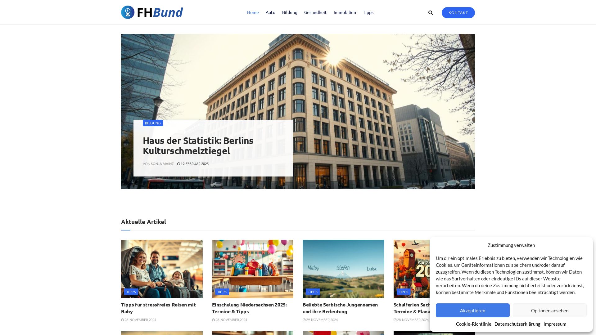 вебсайт fhbund.de Є   ONLINE