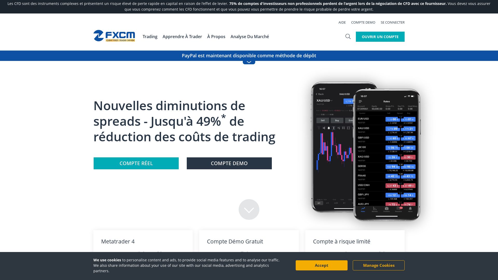 вебсайт fxcm.com Є   ONLINE