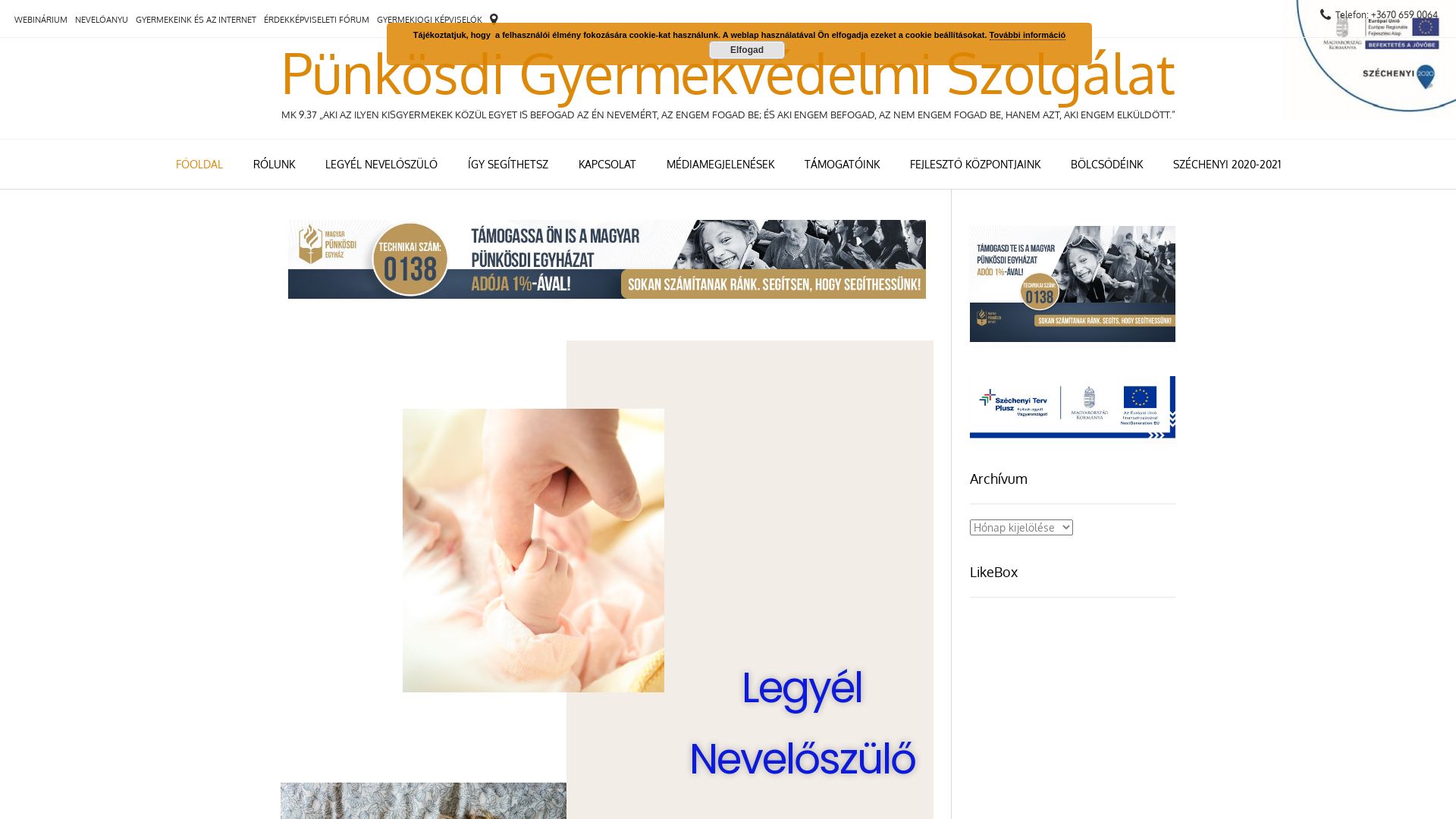 вебсайт gyermekvedok.hu Є   ONLINE