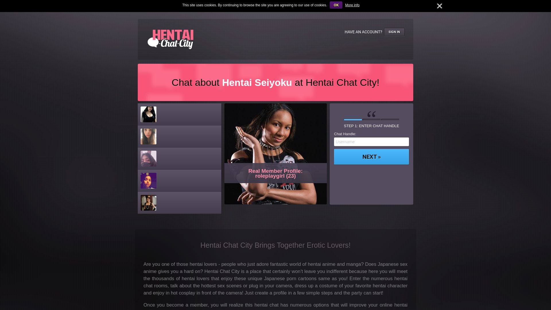 вебсайт hentai-chat-city.com Є   ONLINE