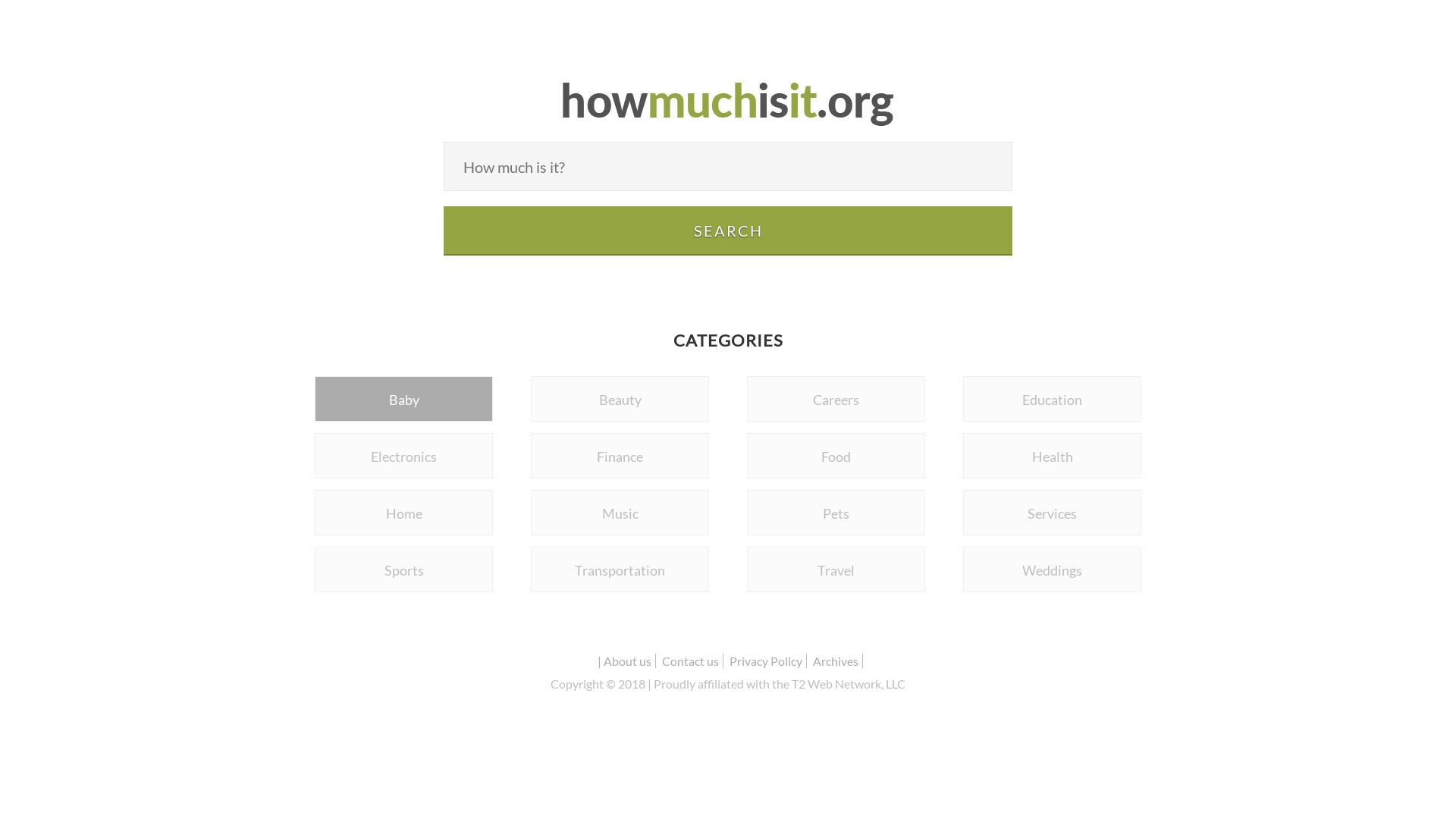 вебсайт howmuchisit.org Є   ONLINE