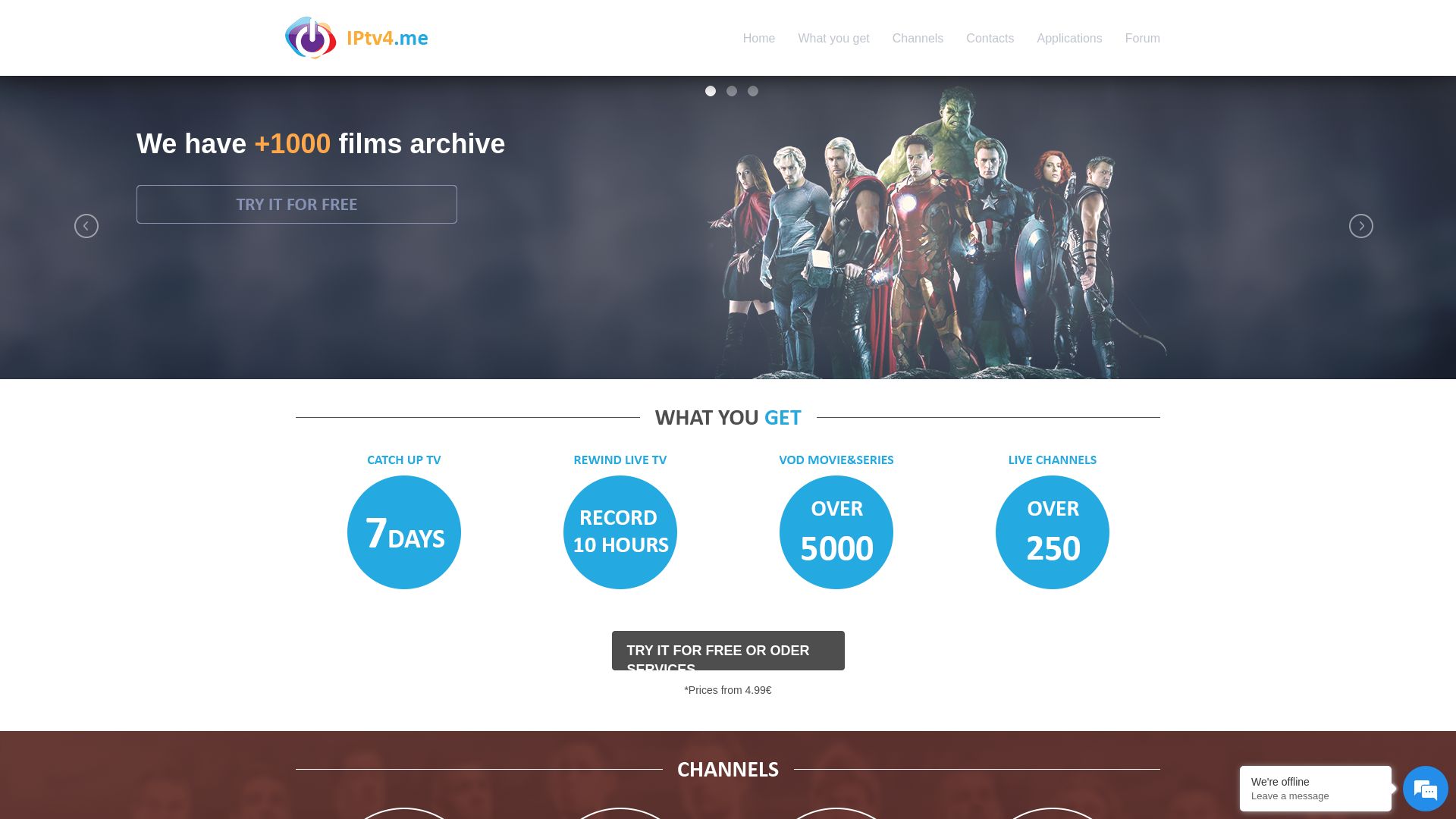 вебсайт iptv4.me Є   ONLINE